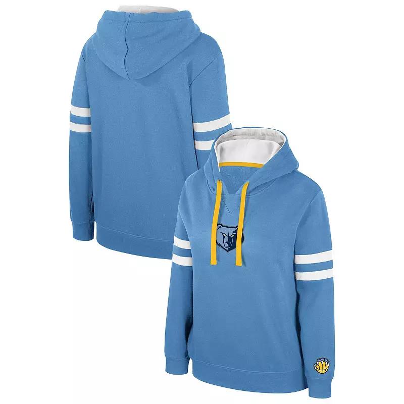 Women's Stadium Essentials Light Blue Memphis Grizzlies Road Game Pullover Hoodie, Size: Medium, Grz Light Product Image