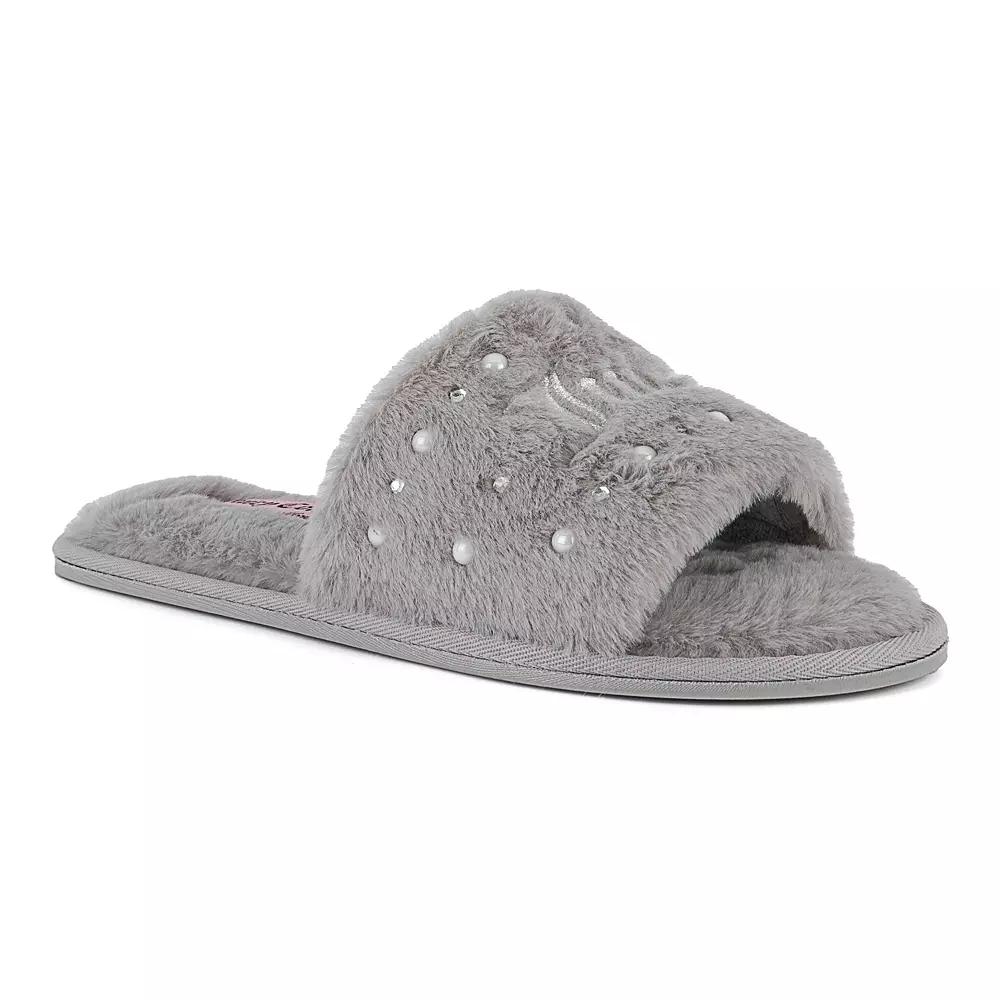 Juicy Couture Gyanna 2 Women's Open Toe Slippers, Size: 8, Gray Product Image