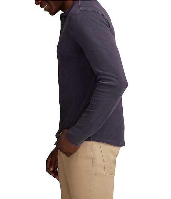 Lucky Brand Weekend Henley Neck Long Sleeve Slub Jersey T-Shirt Product Image