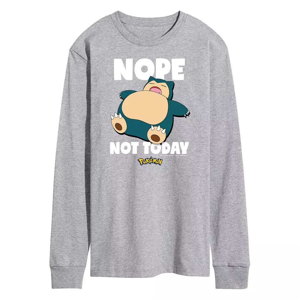 Men's Pokemon Nope Not Today Long Sleeve,  Product Image