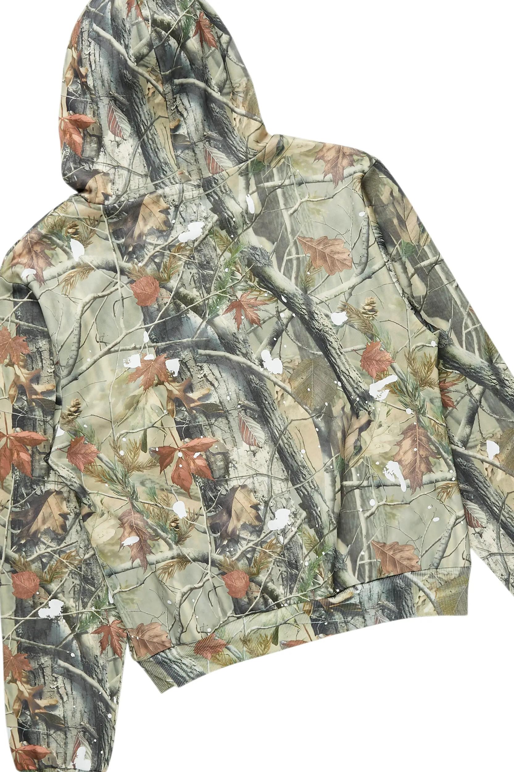 Just Between Us Tree Camo Short Set Female Product Image