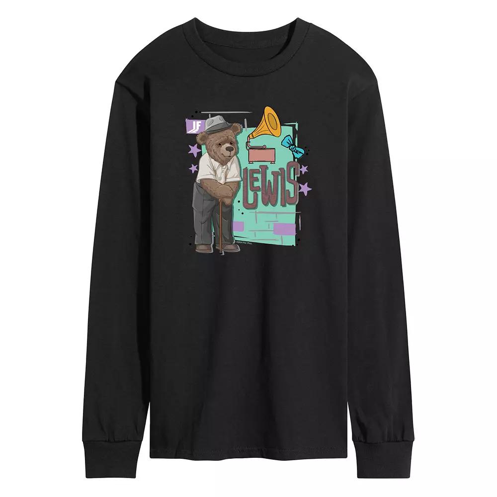 Men's IF Lewis Poster Long Sleeve Graphic Tee,  Product Image