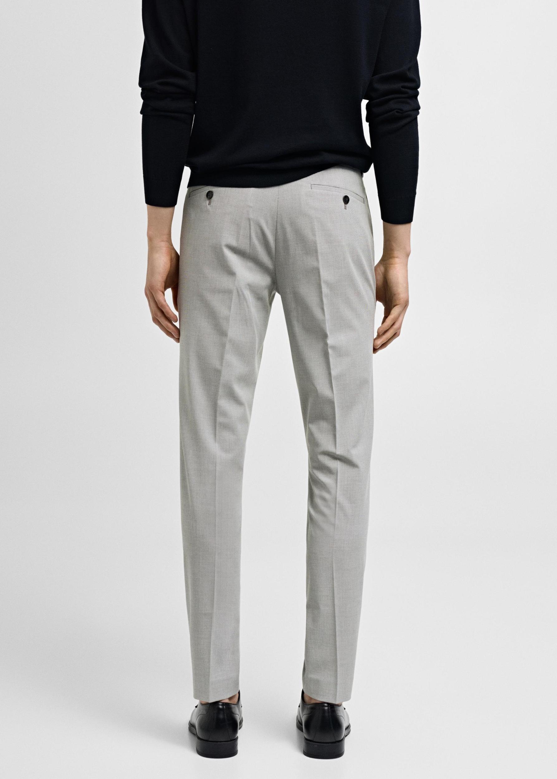 Stretch fabric super slim-fit suit trousers - Men | MANGO USA Product Image