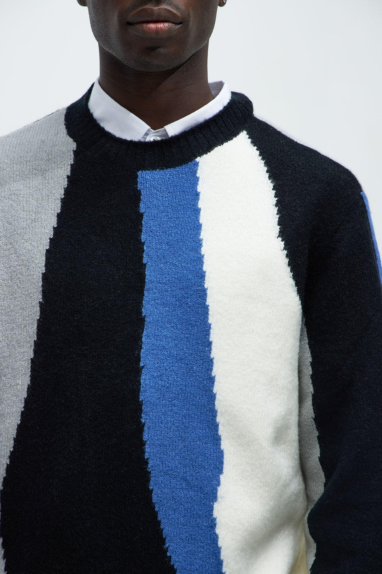 After Hours Sweater - Blue/combo Product Image