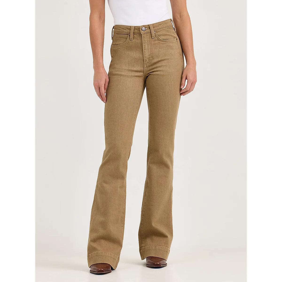 Women's Wrangler Retro® Bailey High Rise Colorwash Trouser Jean | Women's JEANS | Wrangler® Product Image