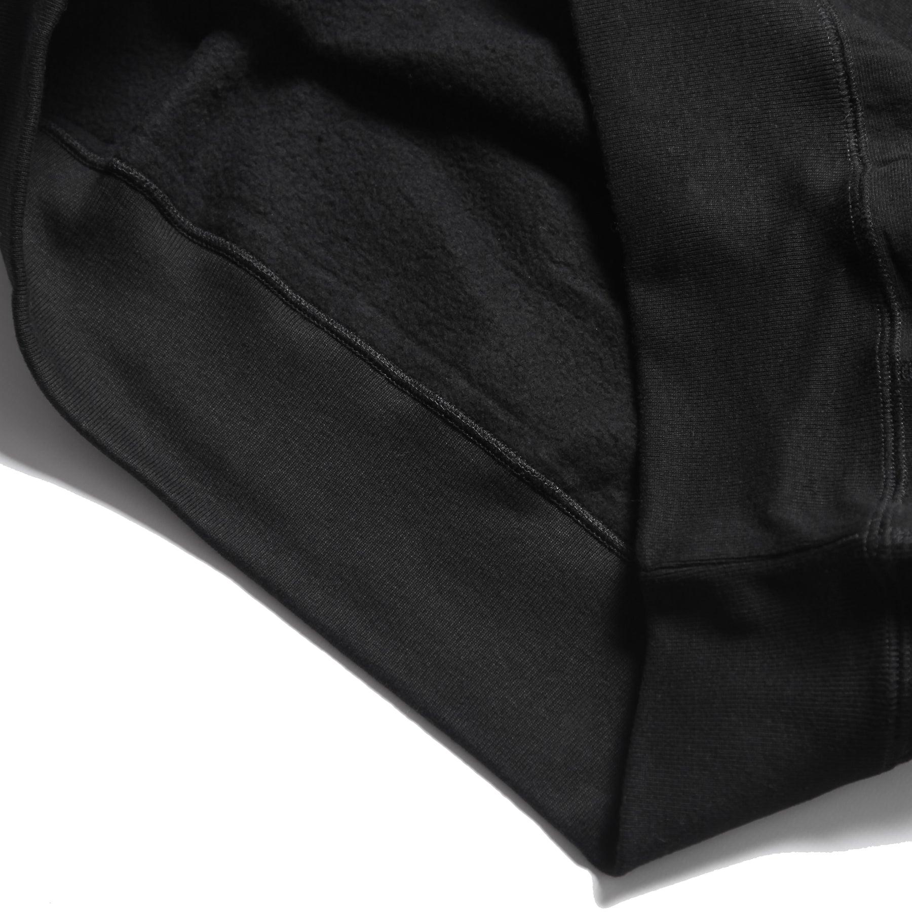 Blacksmith - Cross-Grain Staple Crewneck - Black Product Image