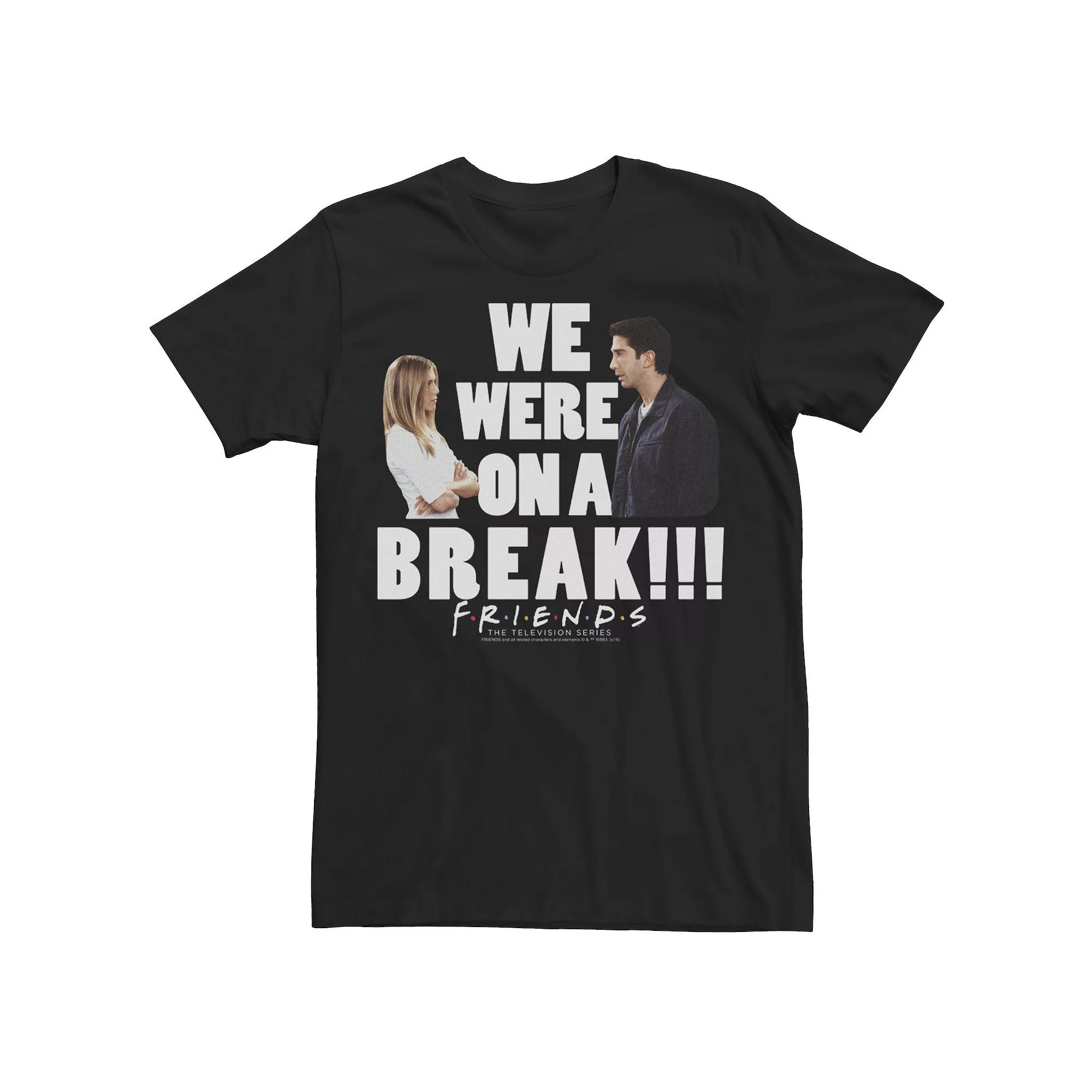 Men's Friends Ross And Rachel We Were On A Break!!! Graphic Tee,  Product Image