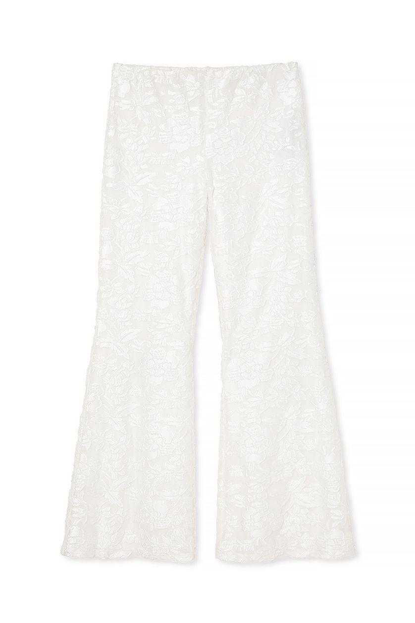 Fitted Mid Waist Trousers Product Image