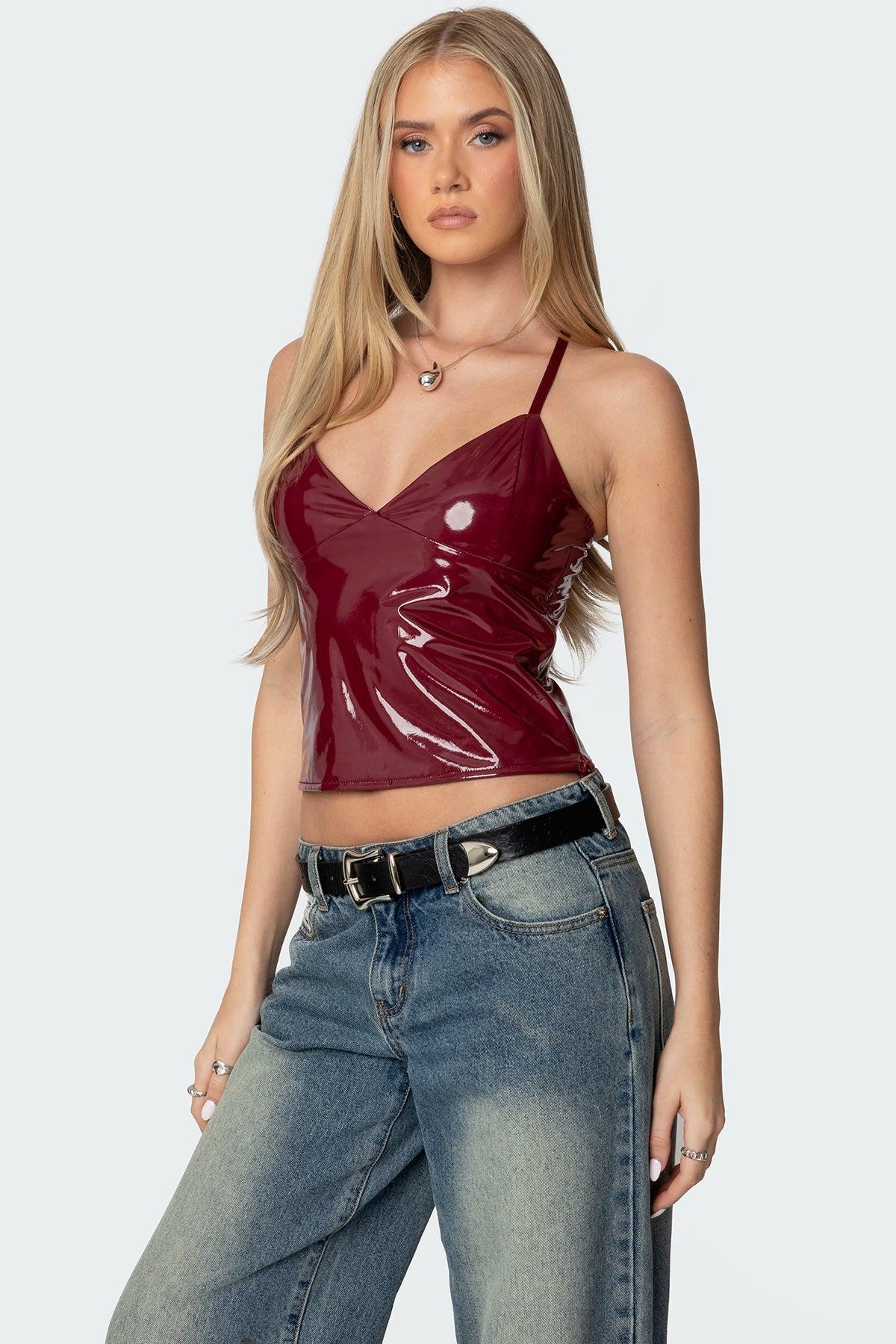 Carmie Vinyl Tank Top Product Image