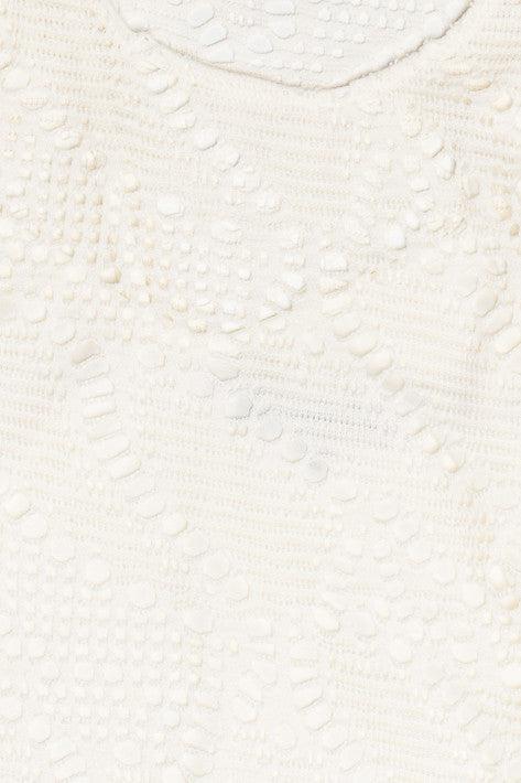 Bell Sleeve Crochet Dress With Slip Product Image