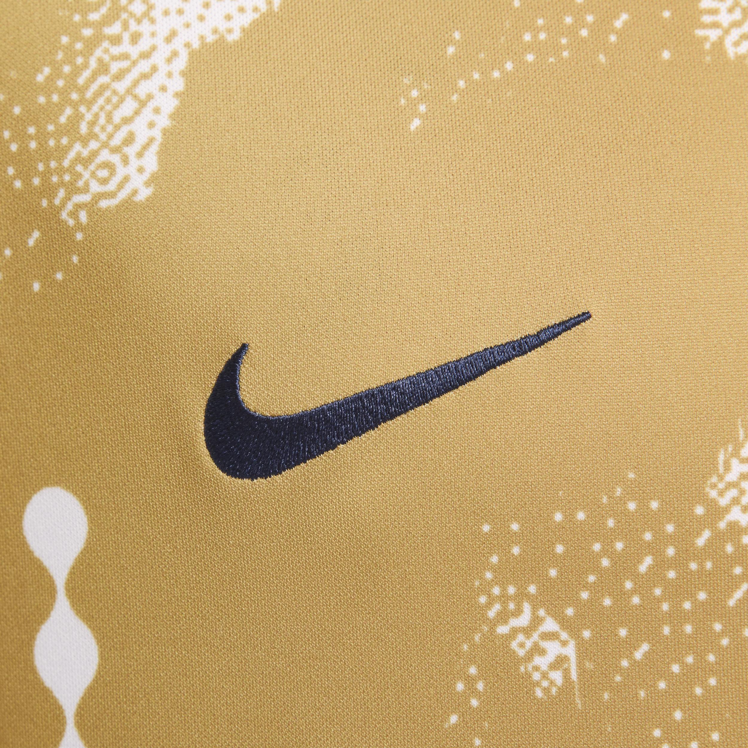 Pumas UNAM Academy Pro Nike Mens Dri-FIT Soccer Short-Sleeve Pre-Match Top | FN9660-714 Product Image