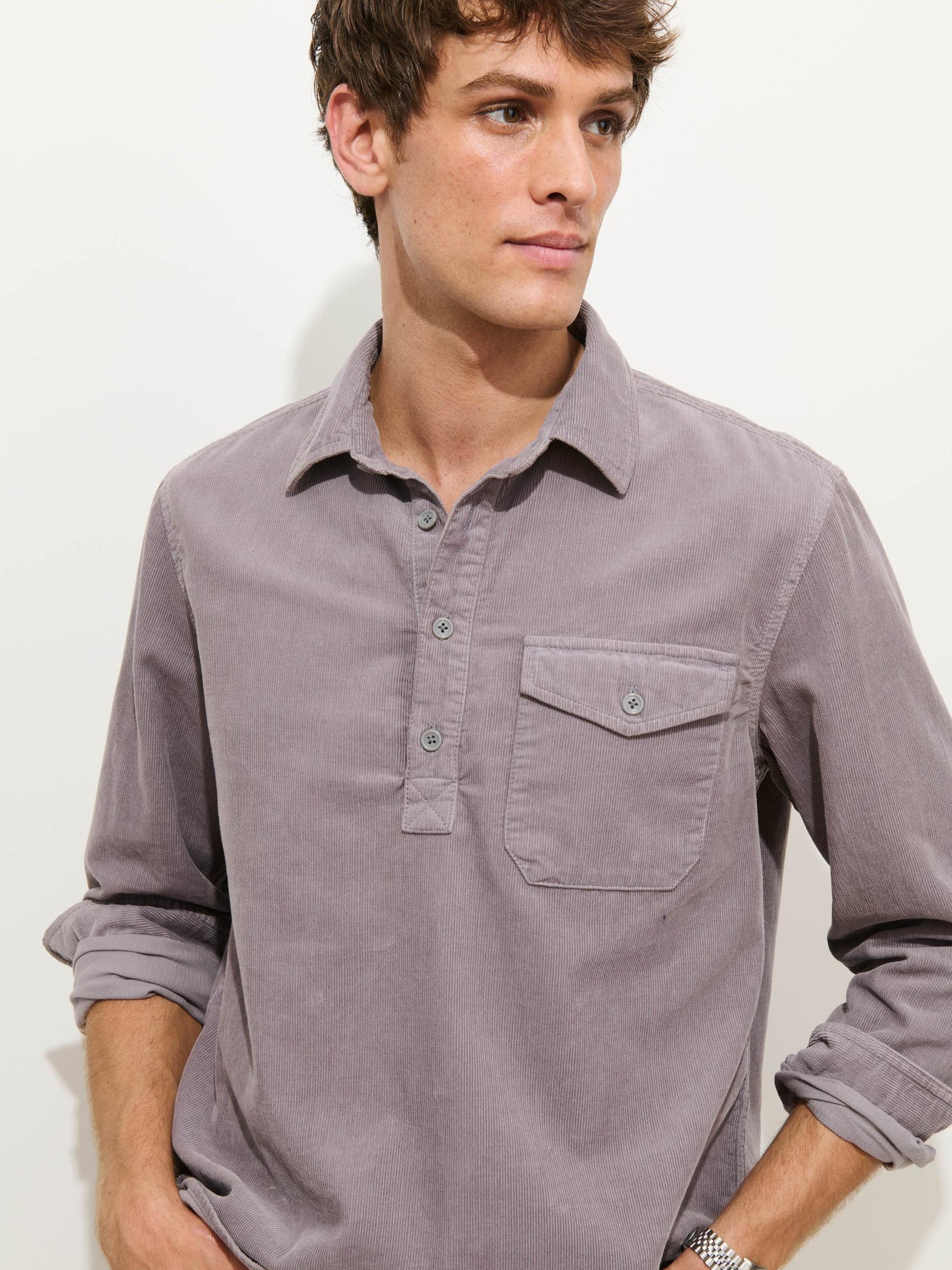 Carter Popover Shirt In Fine Wale Corduroy Product Image