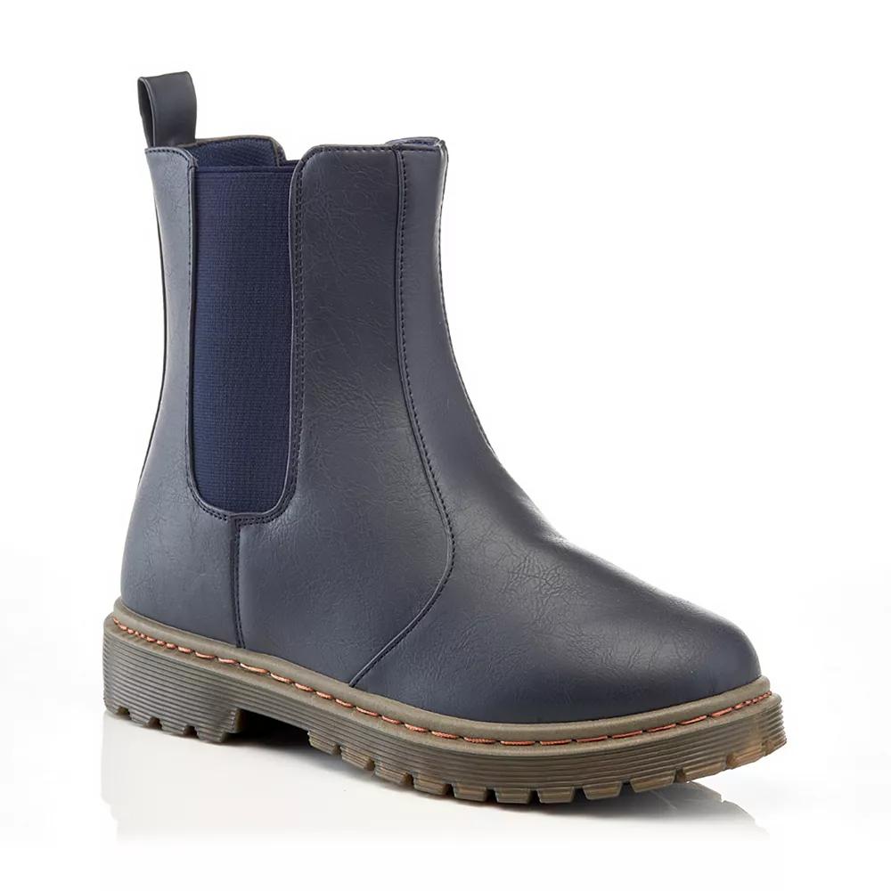 Henry Ferrera Charm-906 Women's Chelsea Boots, Size: 8, Blue Product Image