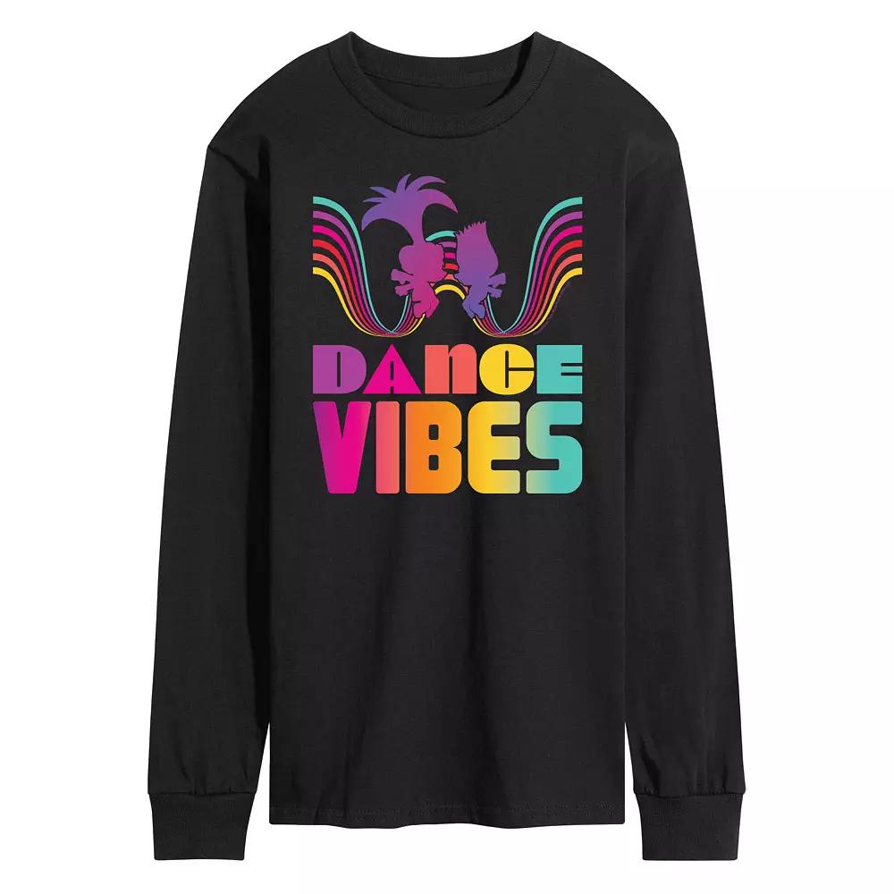 Men's Trolls Dance Vibes Long Sleeve Tee,  Product Image