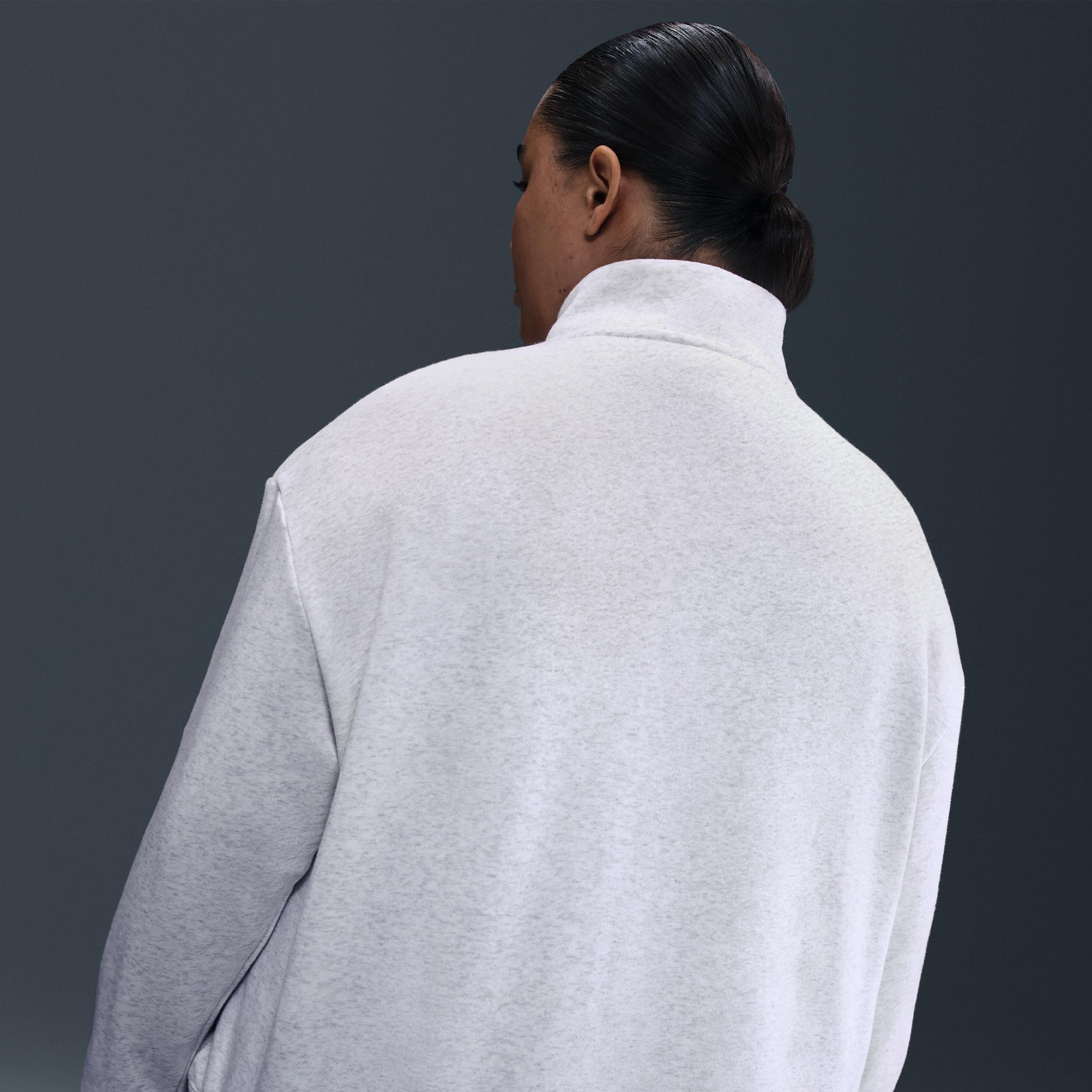 Women's Nike Sportswear Club Fleece Loose Track Jacket (Plus Size) Product Image