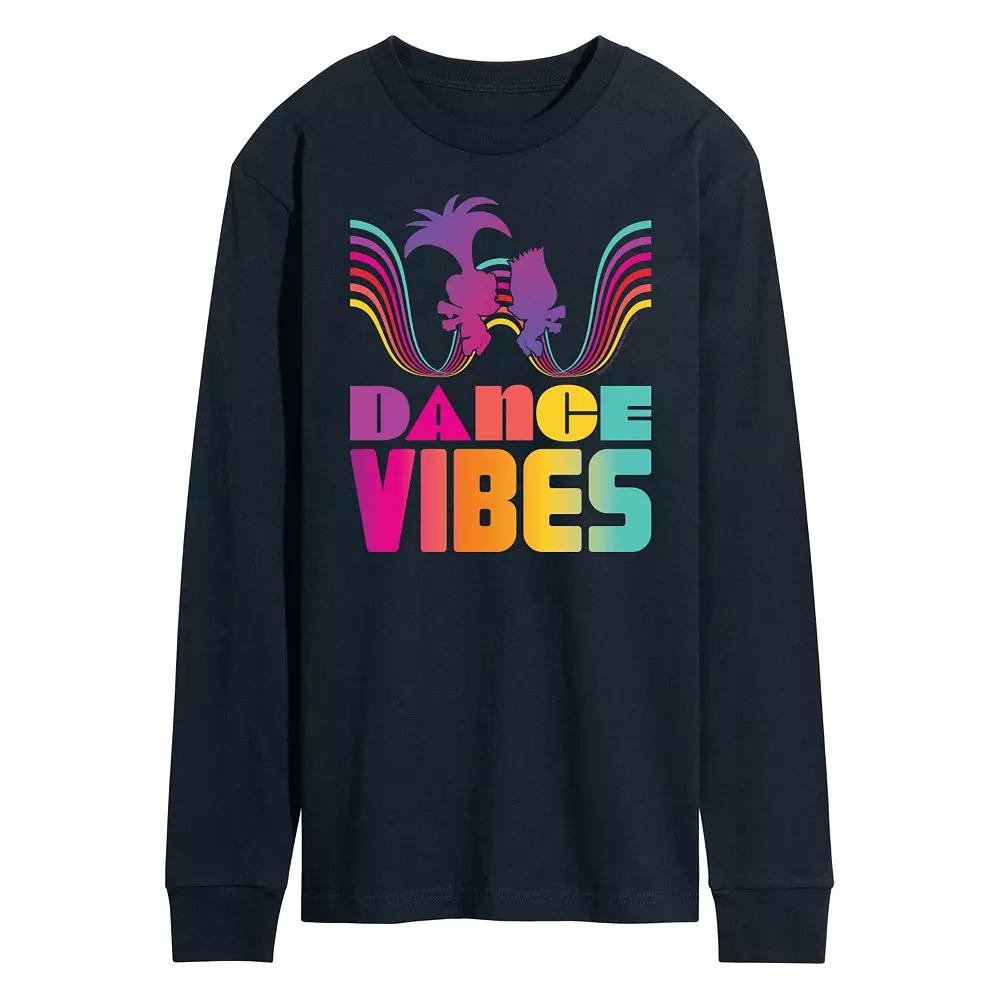 Men's Trolls Dance Vibes Long Sleeve Tee,  Product Image