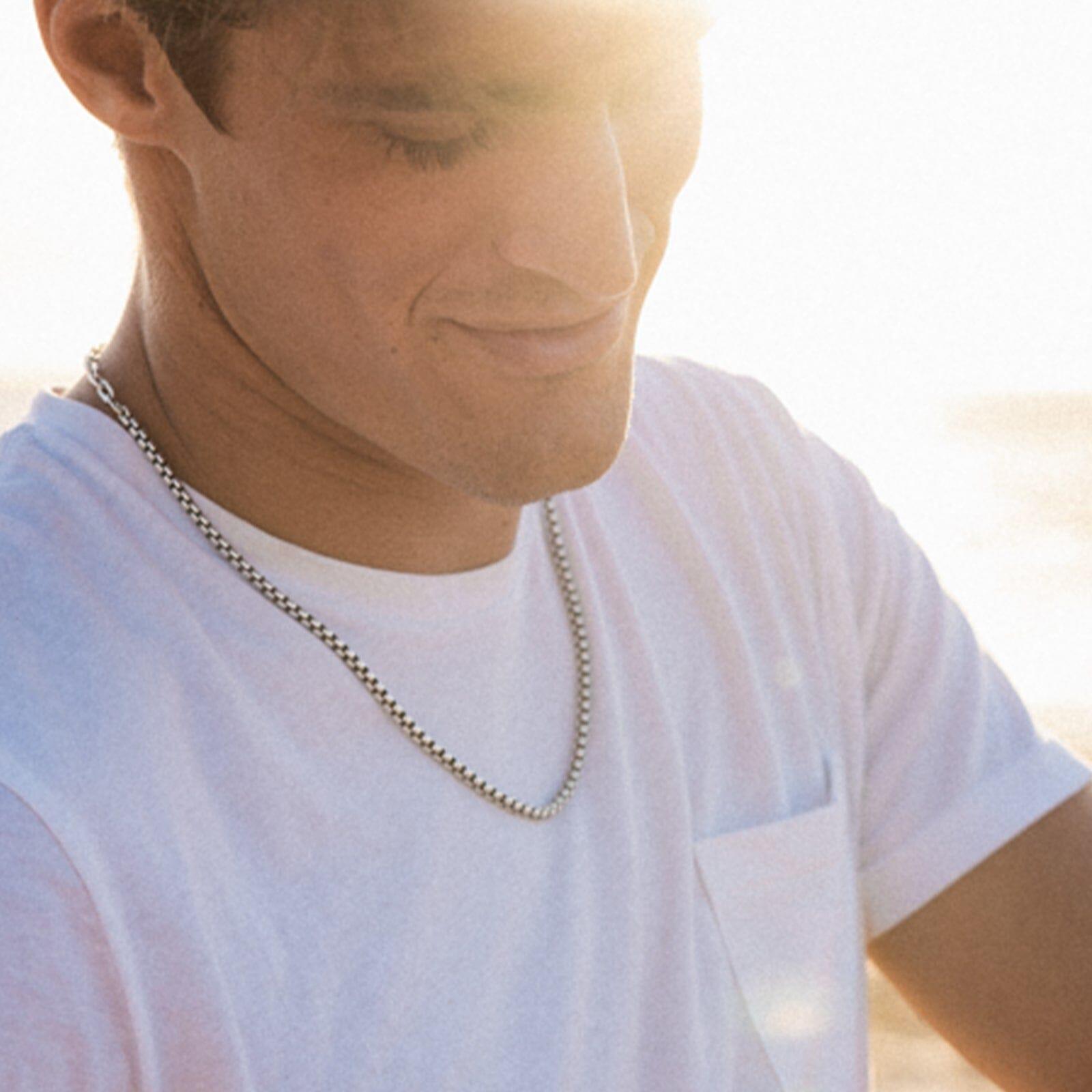 Men's Rolo Chain Necklace Male Product Image