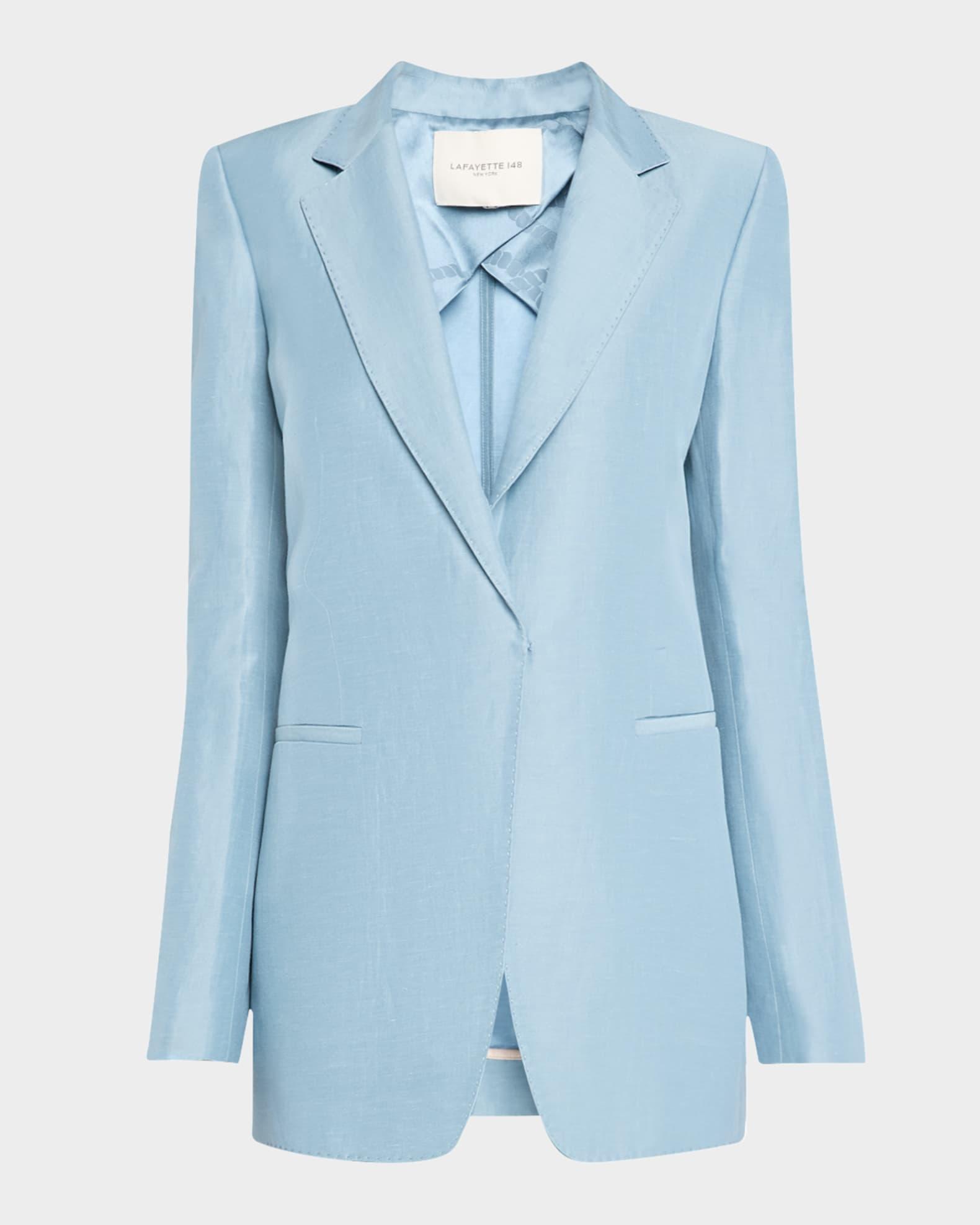 Elongated Pick Stitch Blazer Product Image