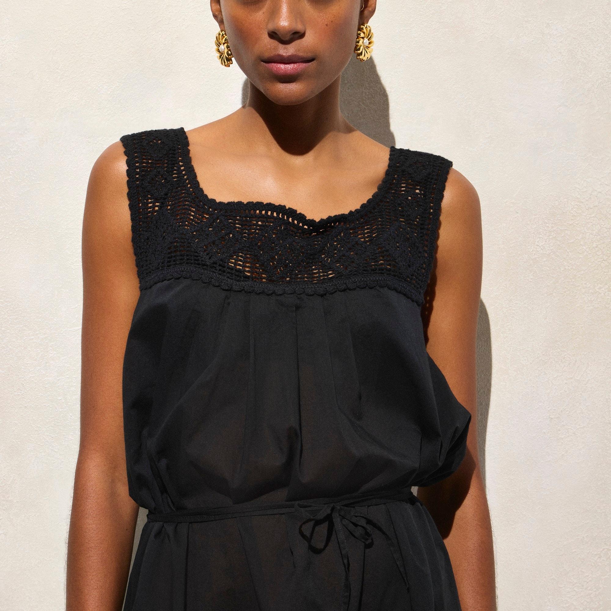 Crochet-trim dress Product Image