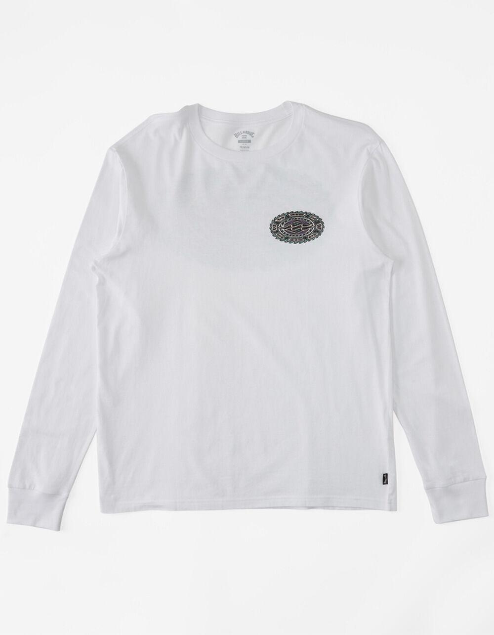 BILLABONG Crayon Wave Mens Tee - WHITE Product Image