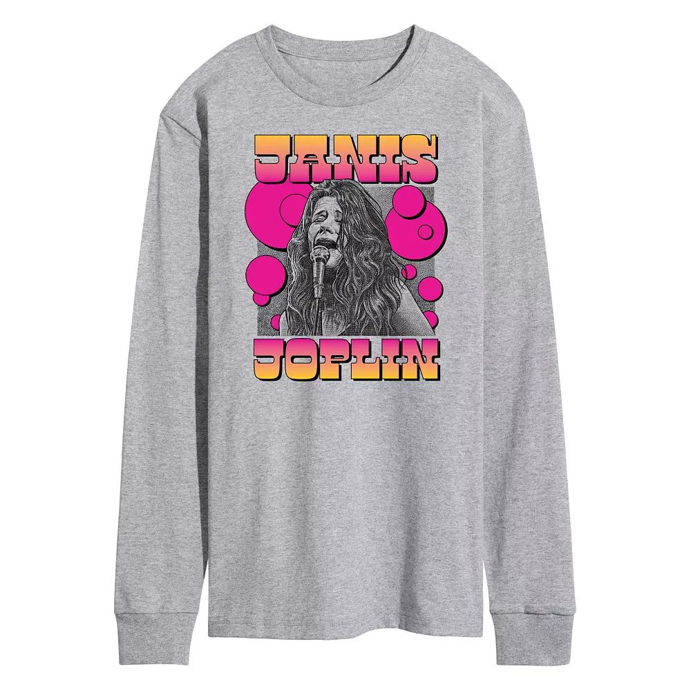 Men's Janis Joplin Drawing Long Sleeve Tee,  Product Image