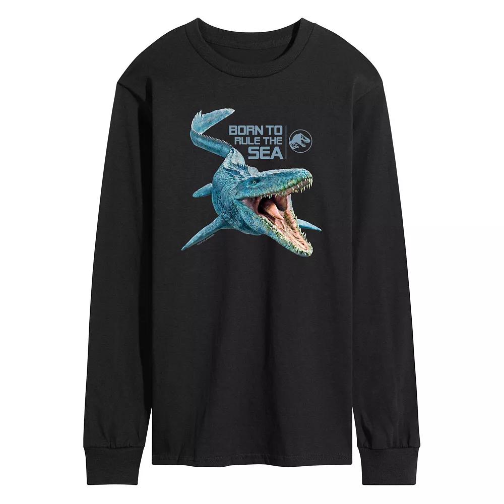 Men's Jurassic World Born To Rule Long Sleeve Graphic Tee,  Product Image