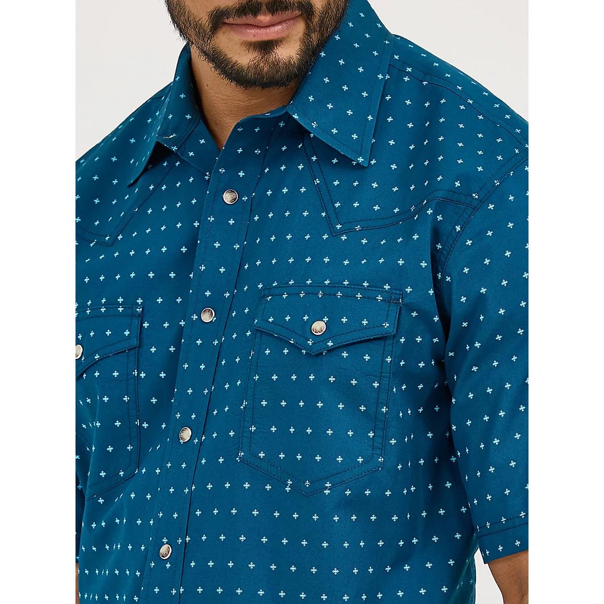 Men's 20X® Competition Advanced Comfort Short Sleeve Western Snap Shirt | Men's SHIRTS | Wrangler® Product Image