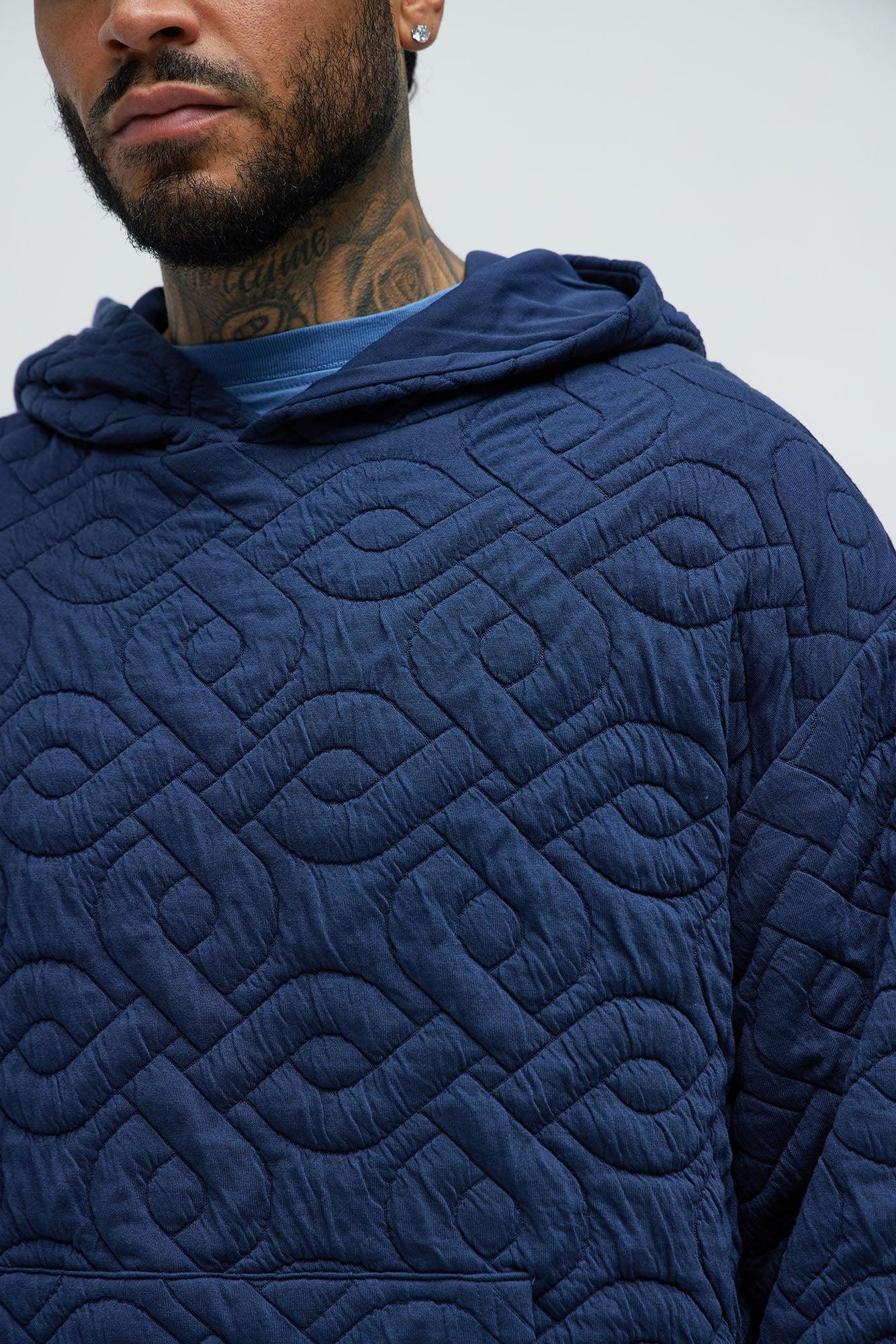 Super Nova Chain Hoodie - Navy Product Image