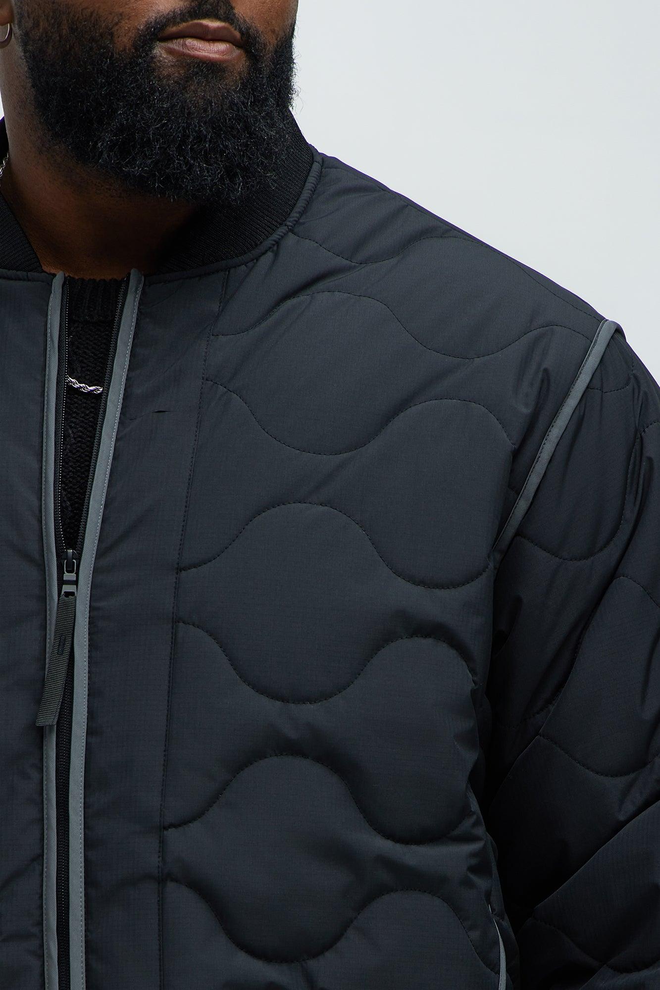 Hartford Ripstop Quilted Jacket - Black Product Image