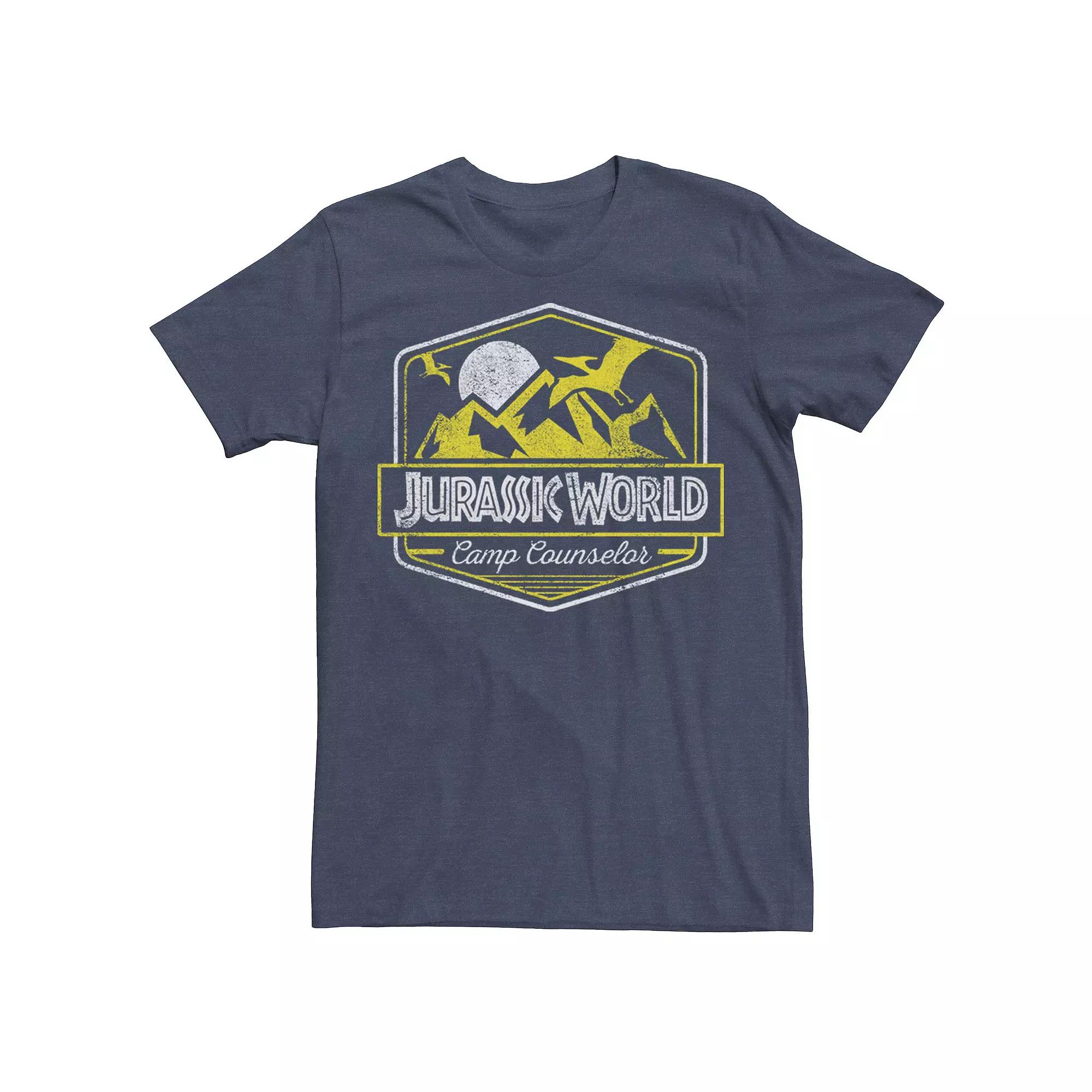 Men's Jurassic World Camp Counselor Emblem Tee,  Product Image