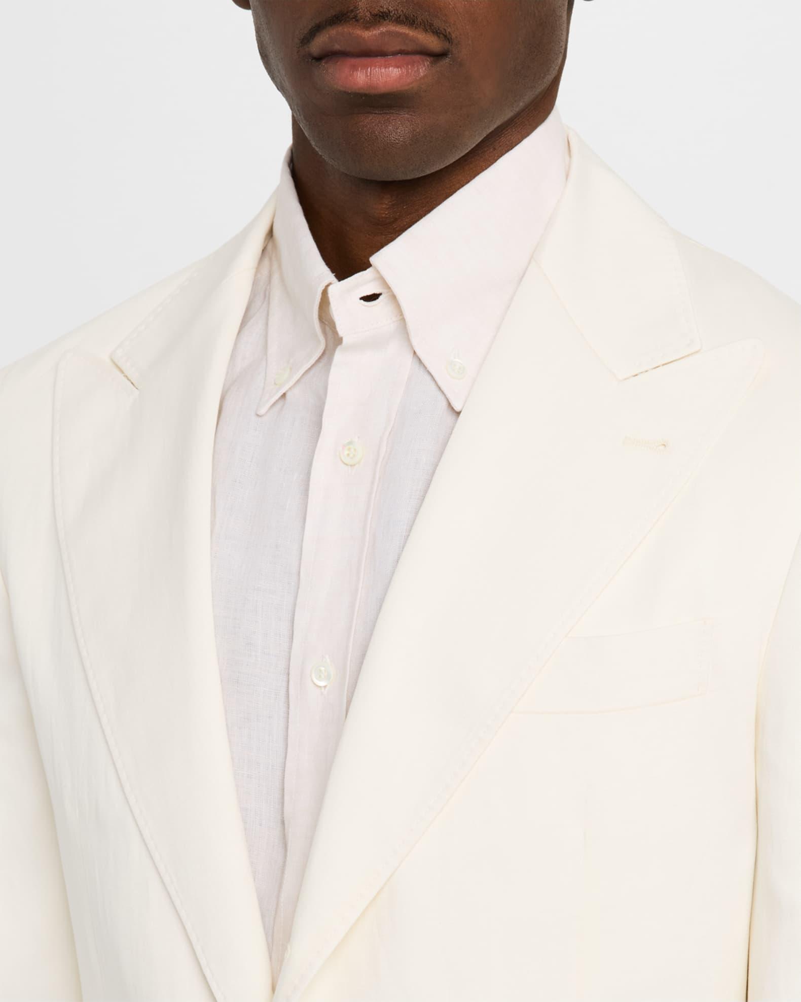 Men's Silk and Linen Gabardine Sport Coat Product Image