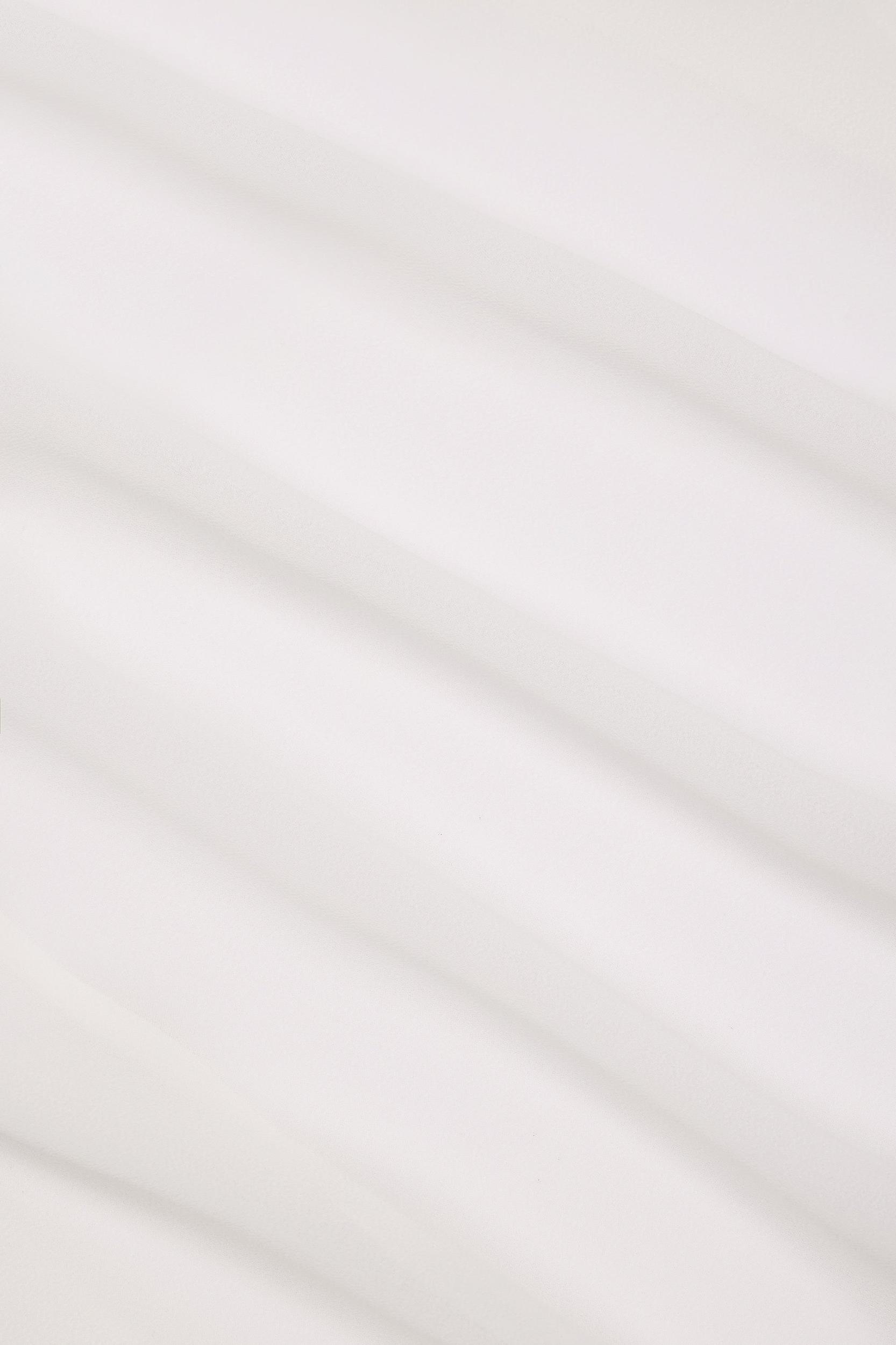 Cowl-Neck Mini Dress in White Product Image