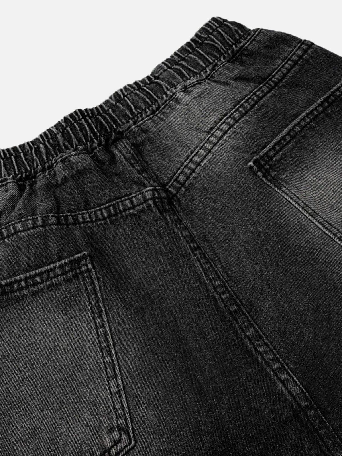 Aelfric Eden Camouflage Patchwork Longline Jorts Product Image