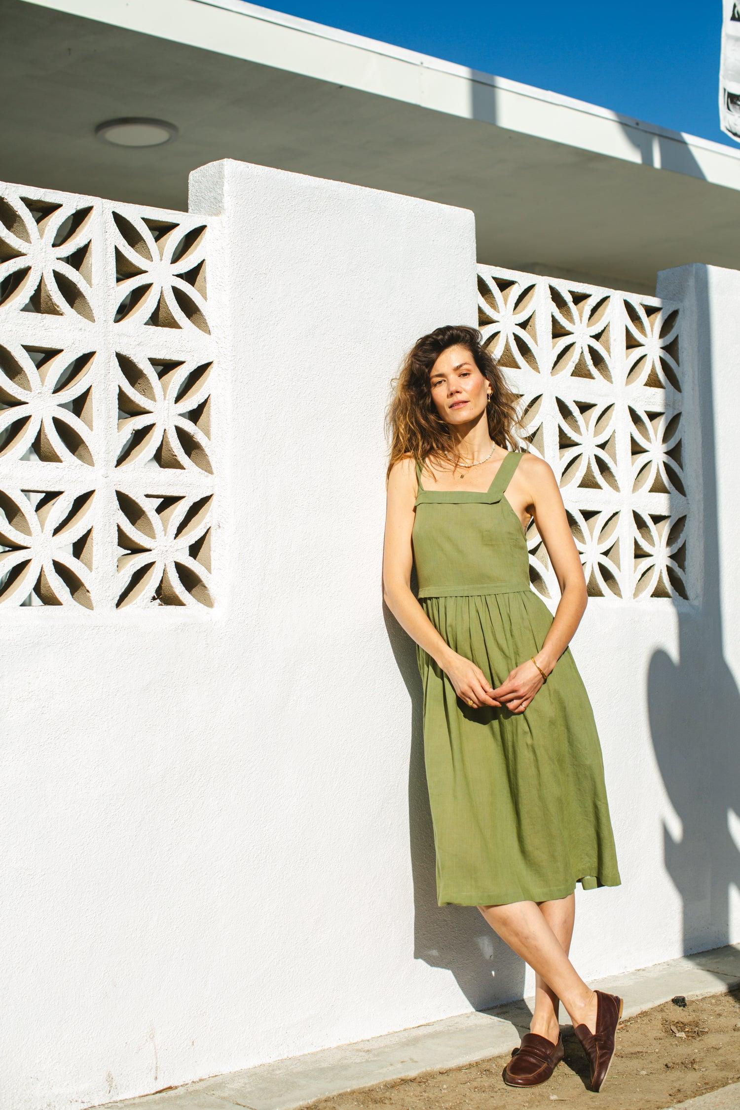 NY Olive Dress Product Image