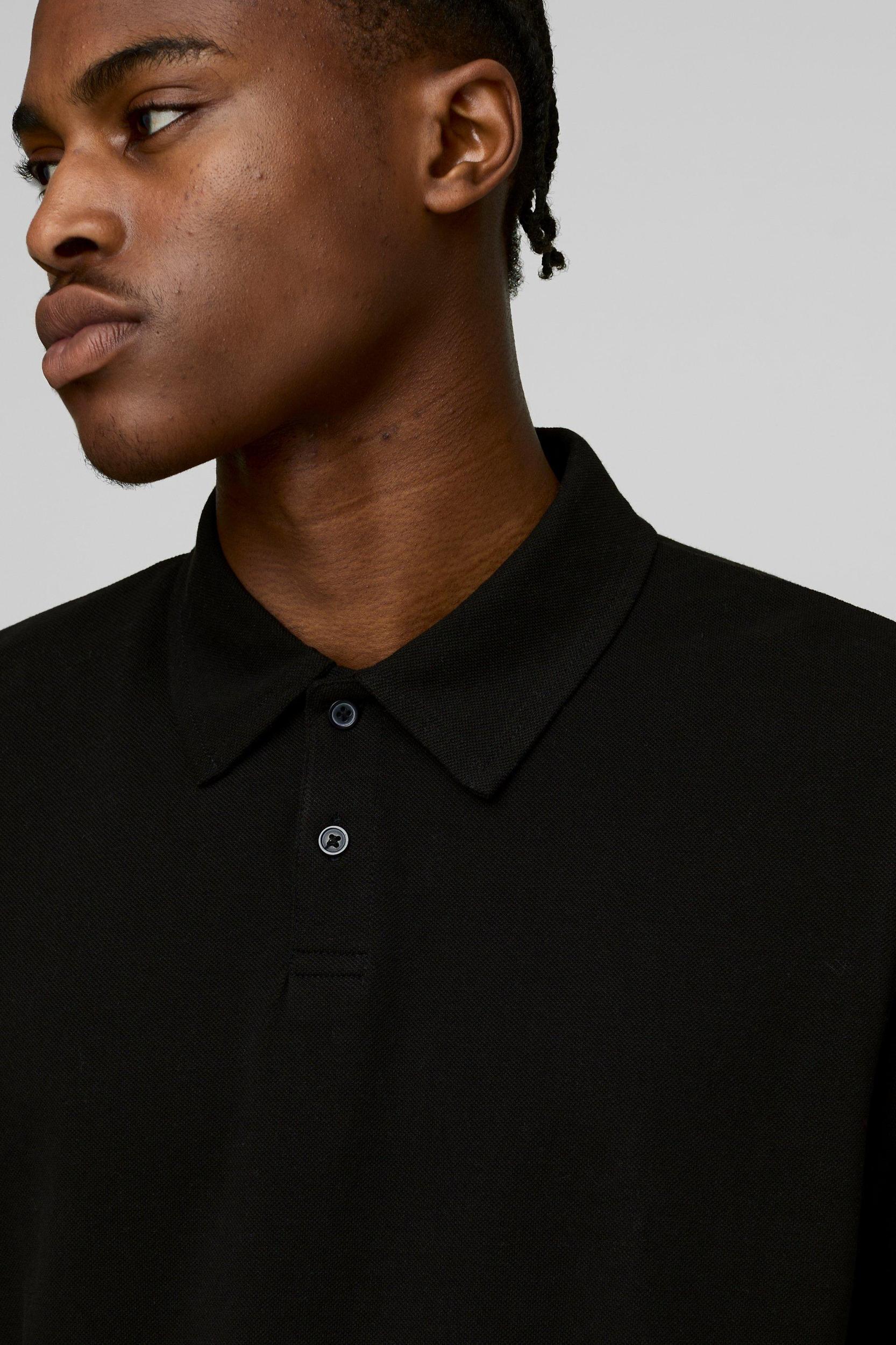 Regular Fit Basic Pique Polo | boohooMAN USA Product Image