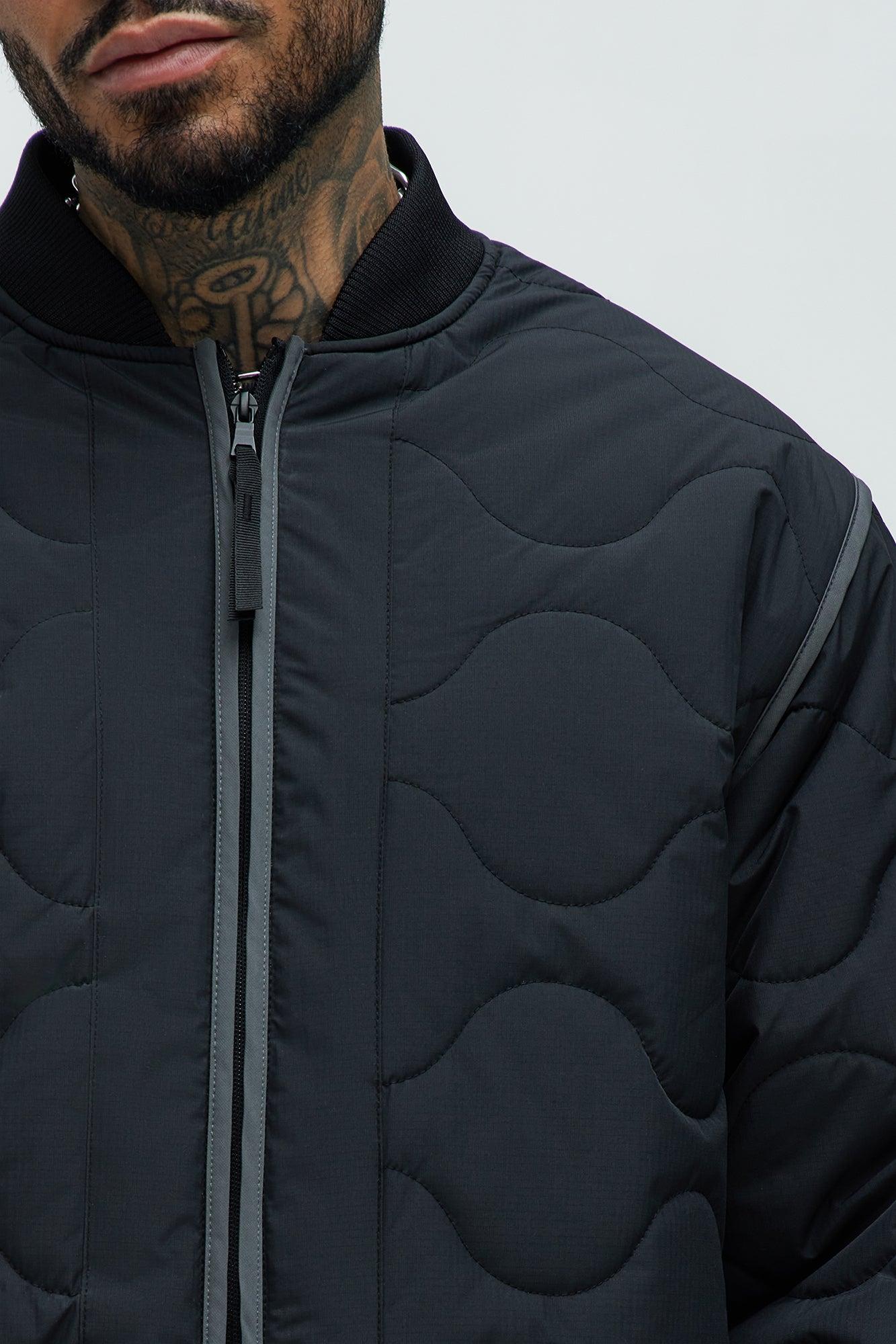 Hartford Ripstop Quilted Jacket - Black Product Image