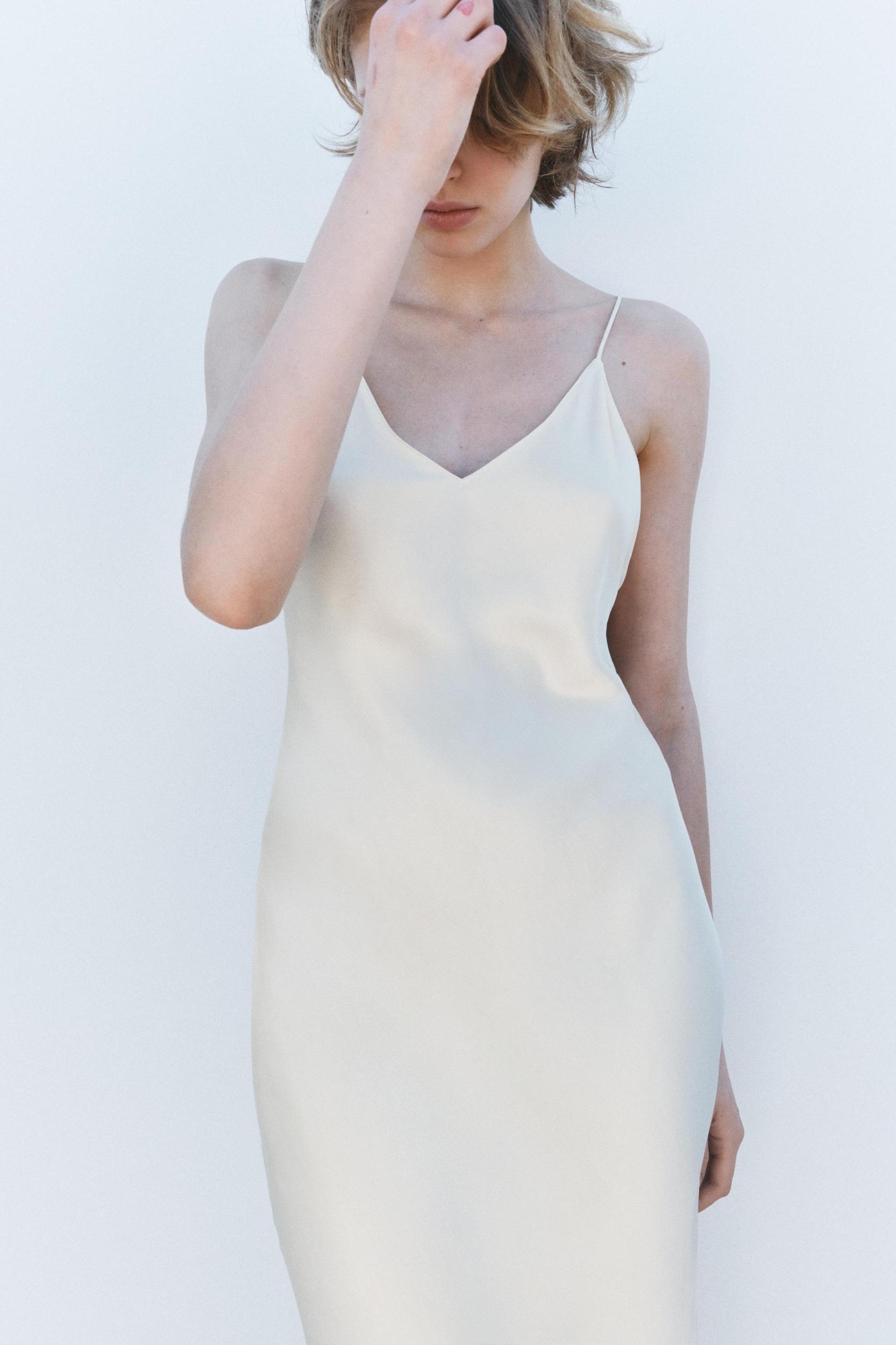 LIMITED EDITION SATIN MIDI DRESS Product Image