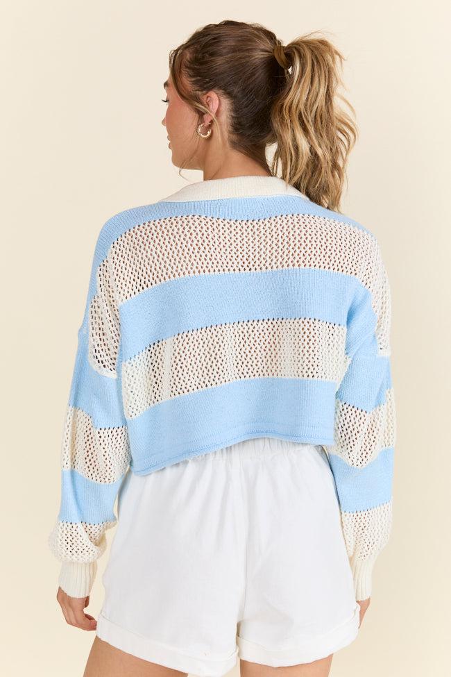 By The Rules Striped Knit Rugby Sweater FINAL SALE Product Image