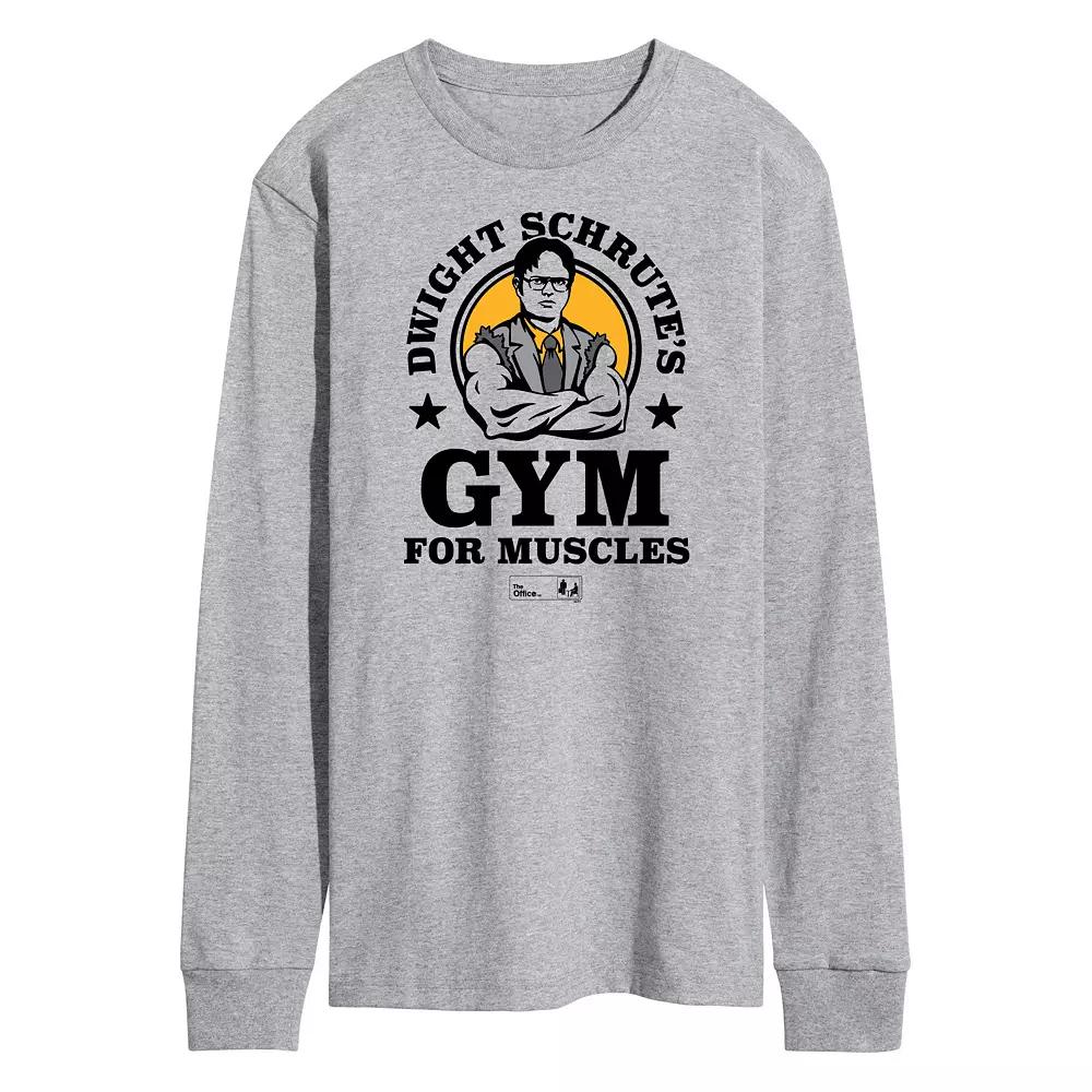 Men's The Office Dwight Schrute's Gym Long Sleeve Tee,  Product Image