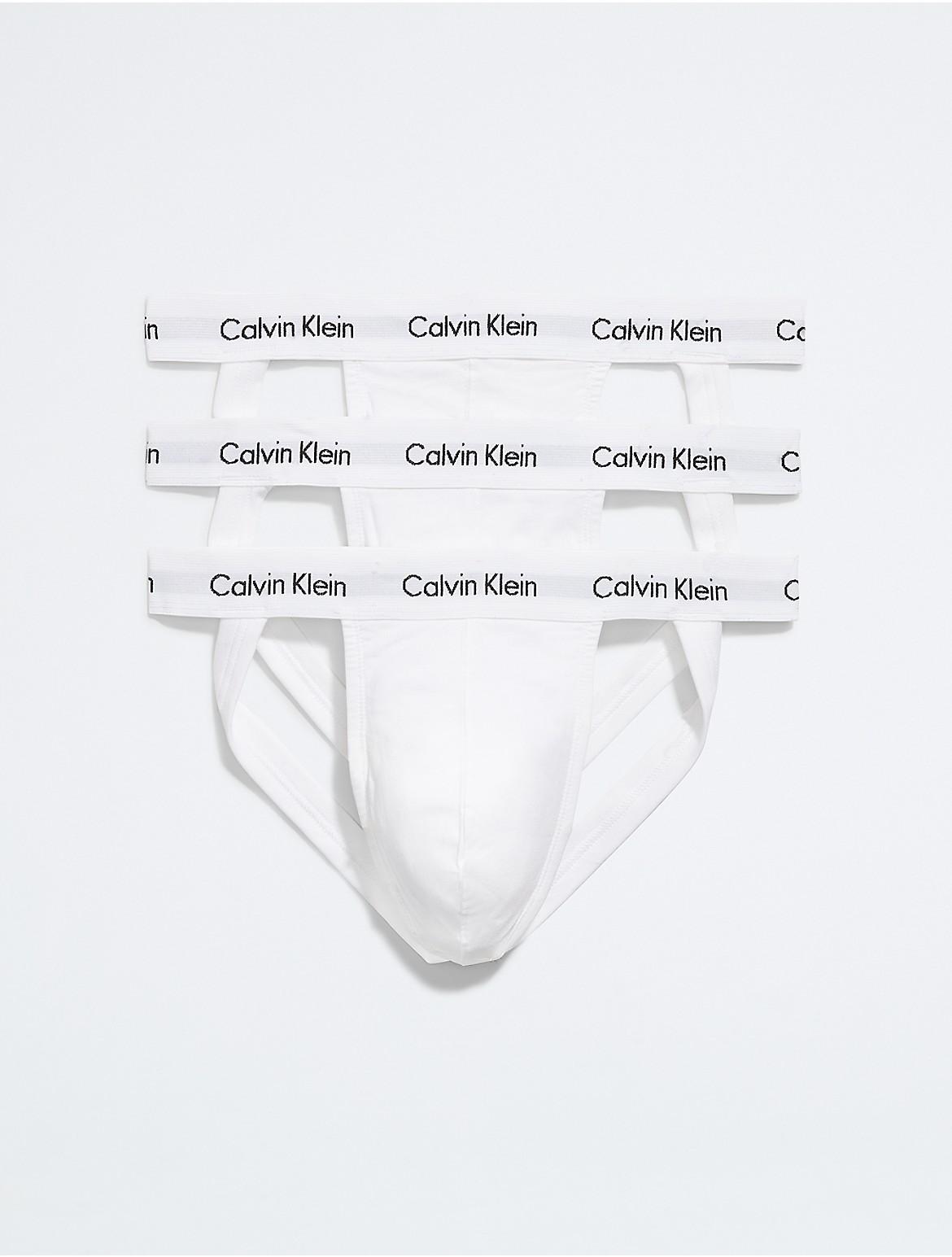 Calvin Klein Mens Cotton Stretch 3-Pack Jock Strap Product Image