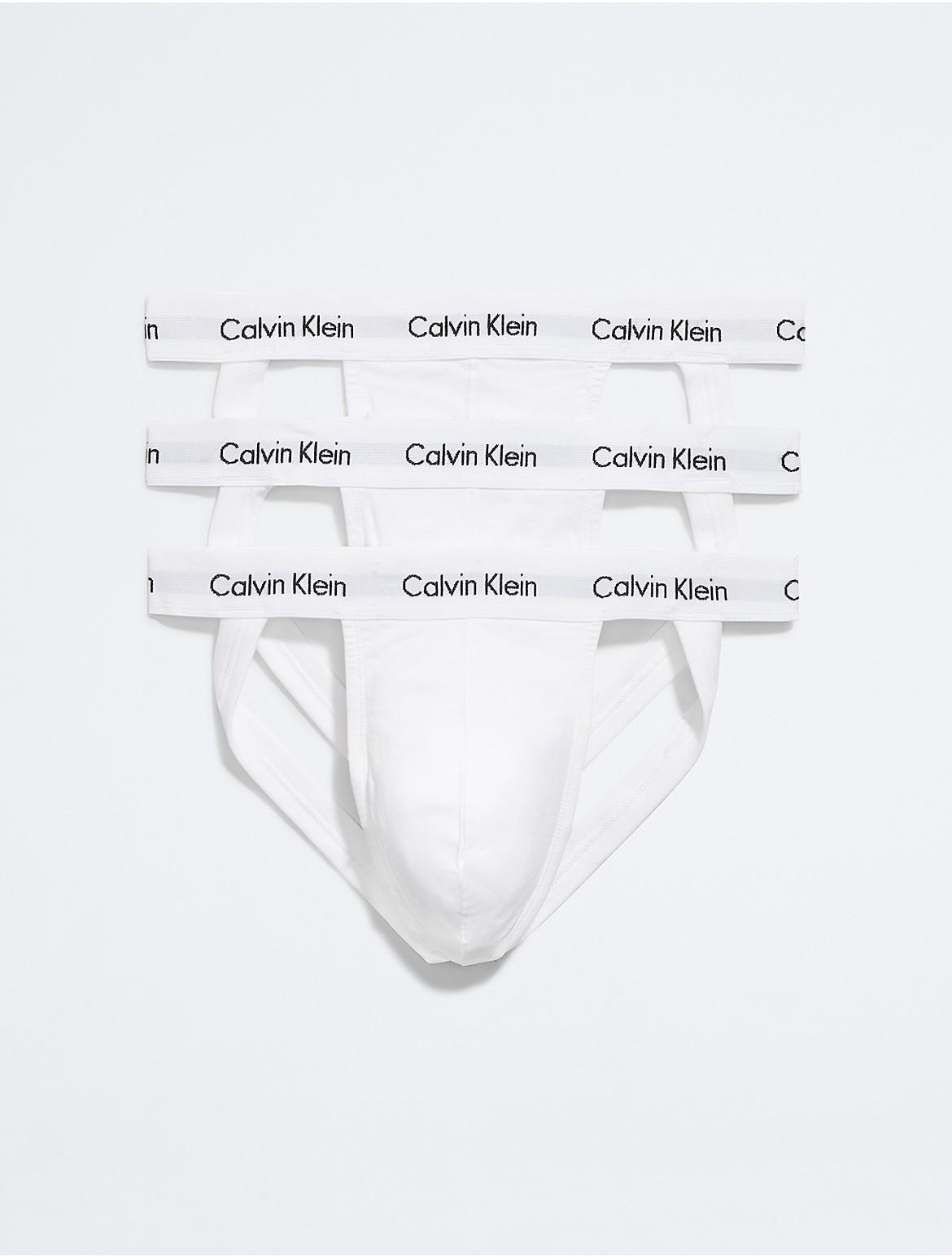 Calvin Klein Mens Cotton Stretch 3-Pack Jock Strap Product Image