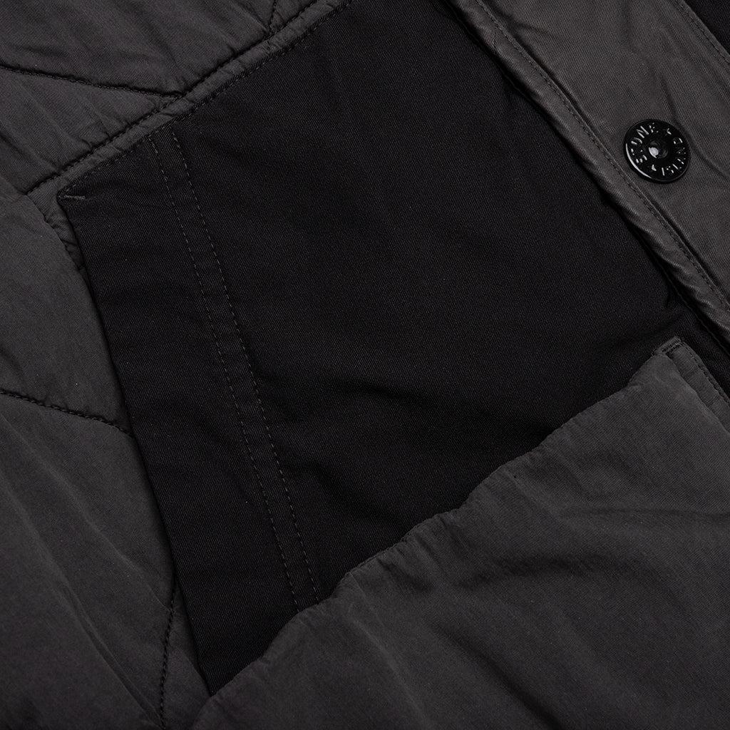 Quilted Nylon Vest - Lead Grey Male Product Image