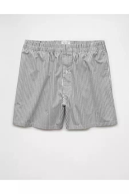 AEO Men's Striped Poplin Pocket Boxer Short Men's Product Image