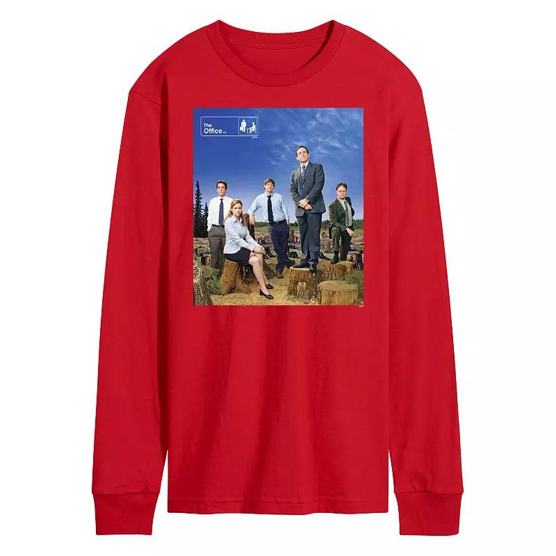 Men's The Office Cast Photo Long Sleeve Tee,  Product Image