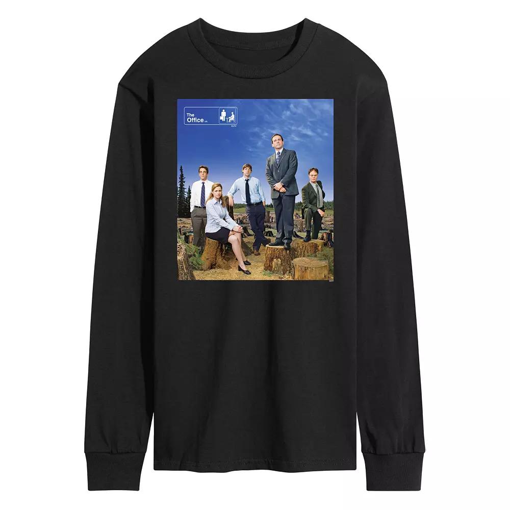 Men's The Office Cast Photo Long Sleeve Tee,  Product Image