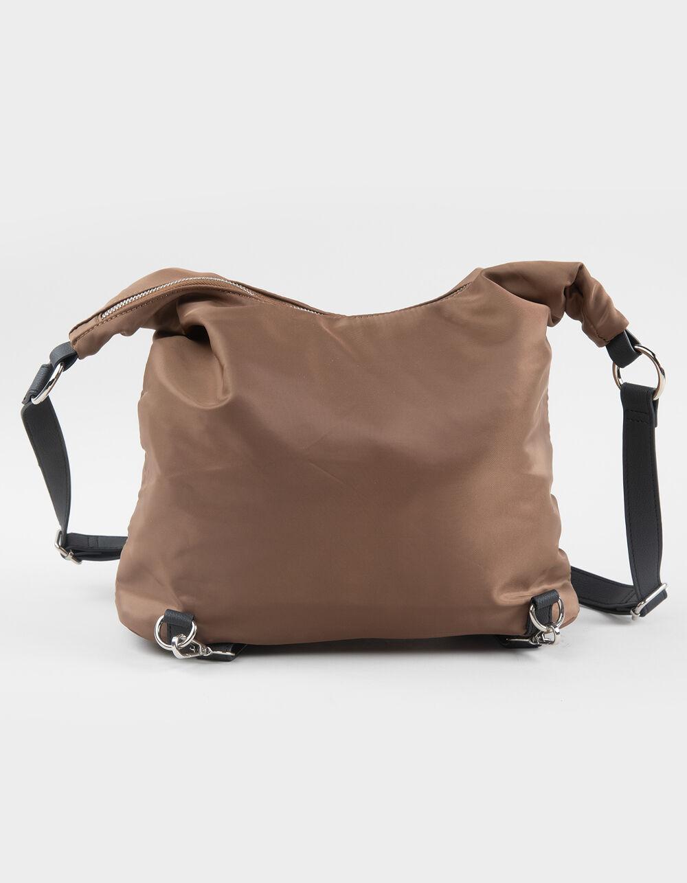 Nylon Multi Way Bag - BLK/KHAKI Product Image