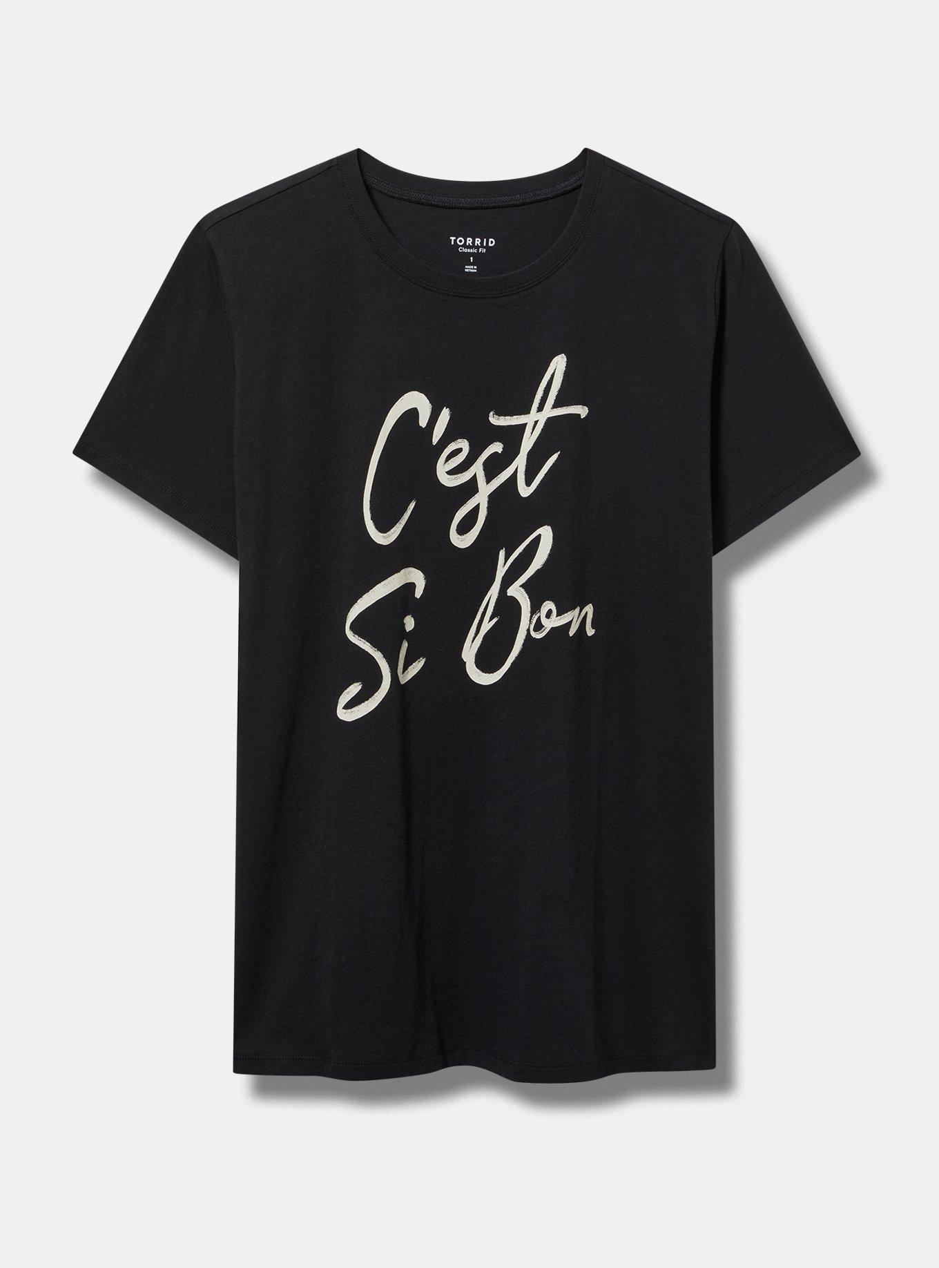 C'est Si Bon Classic Heritage Jersey Crew Tee Product Image