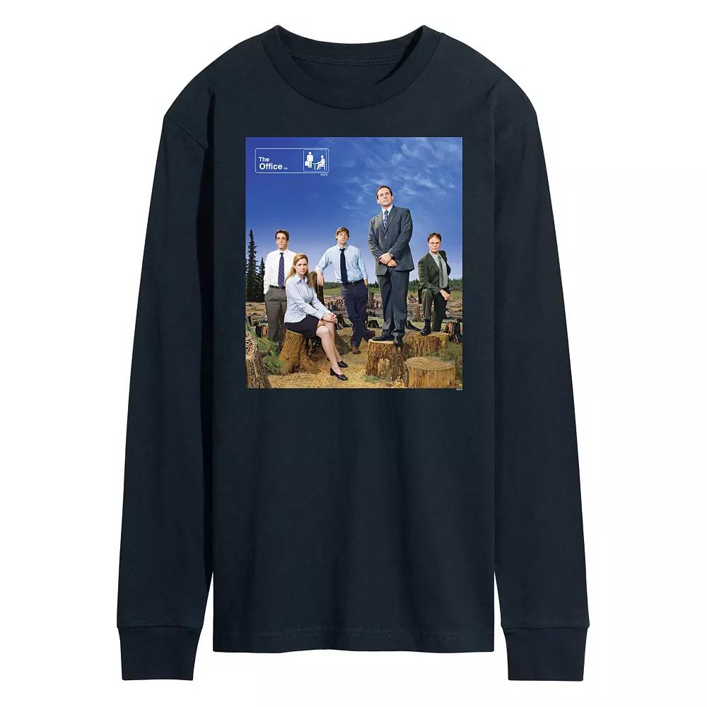 Men's The Office Cast Photo Long Sleeve Tee,  Product Image