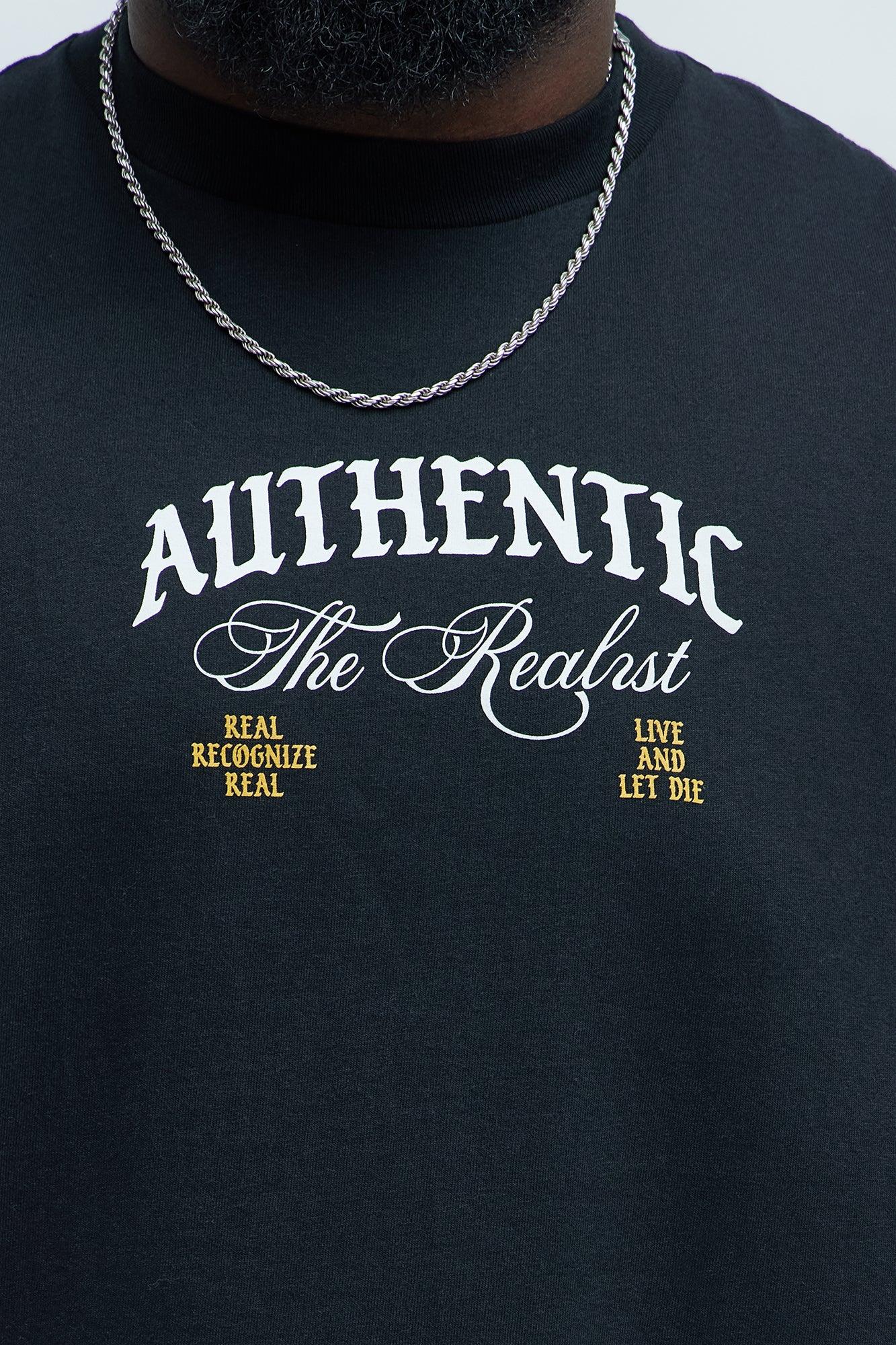 Authentic The Realist Muscle Tee - Black Product Image