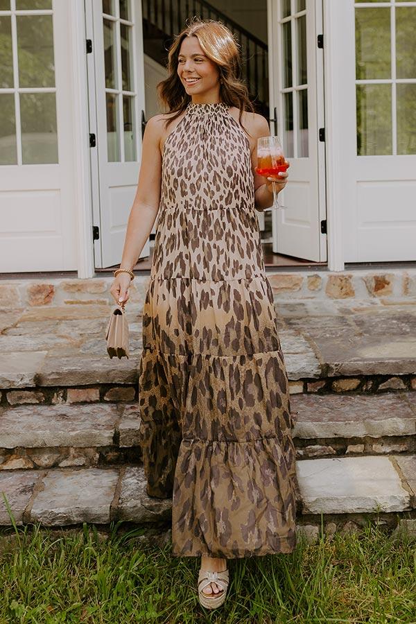 Urban Edit Leopard Maxi Dress Product Image